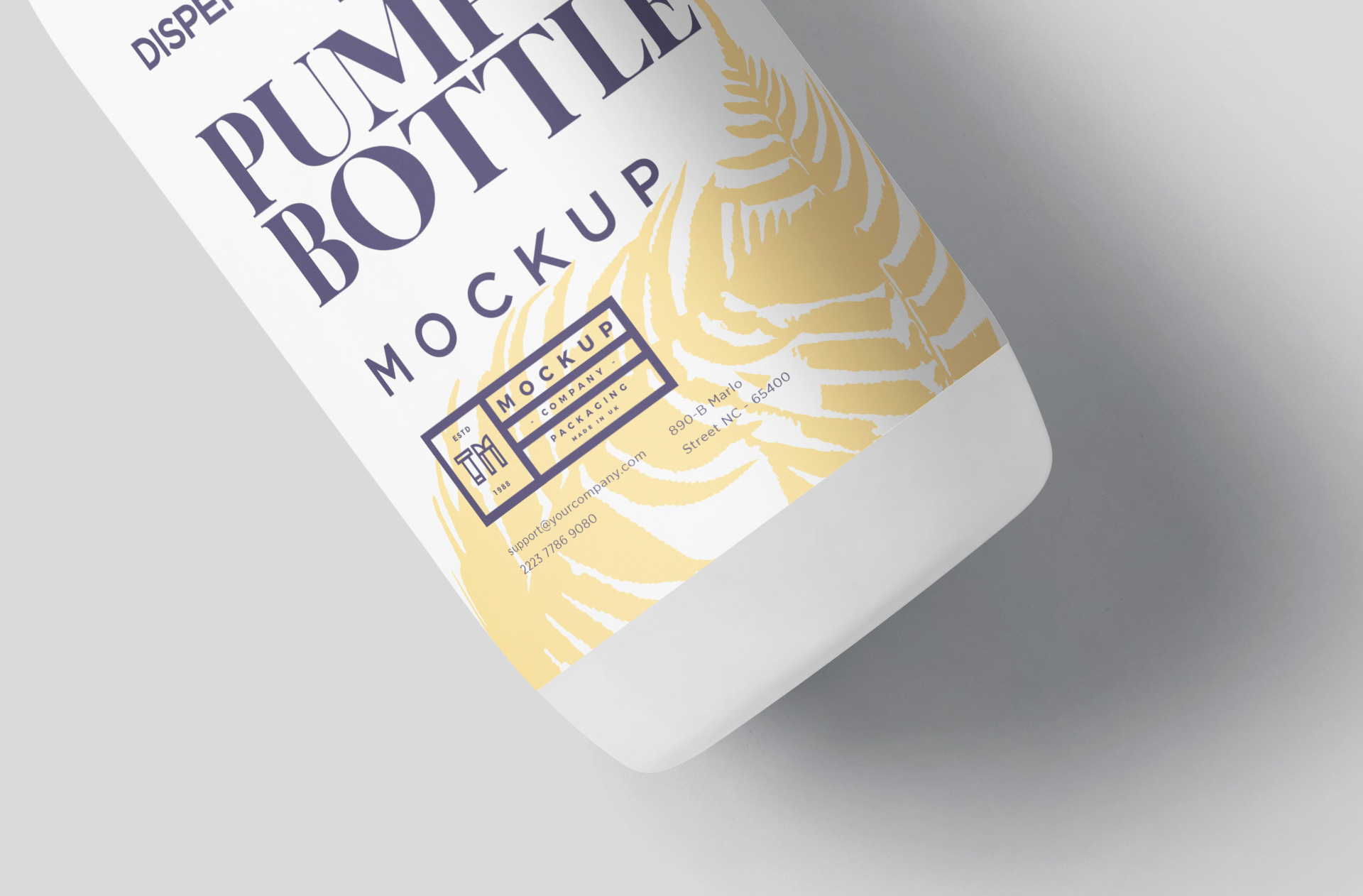 beauty product branding PSD