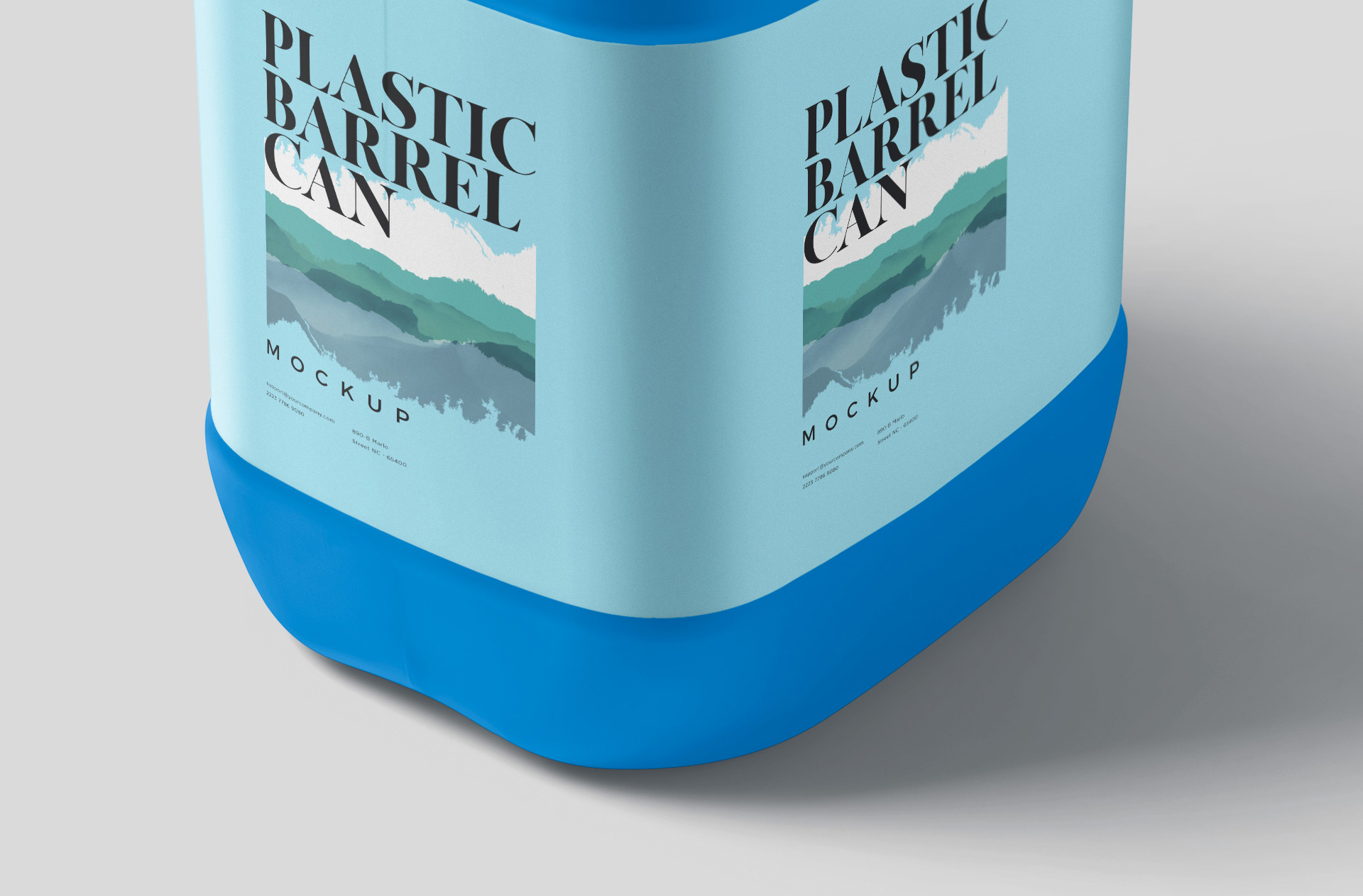 chemical barrel mockup
