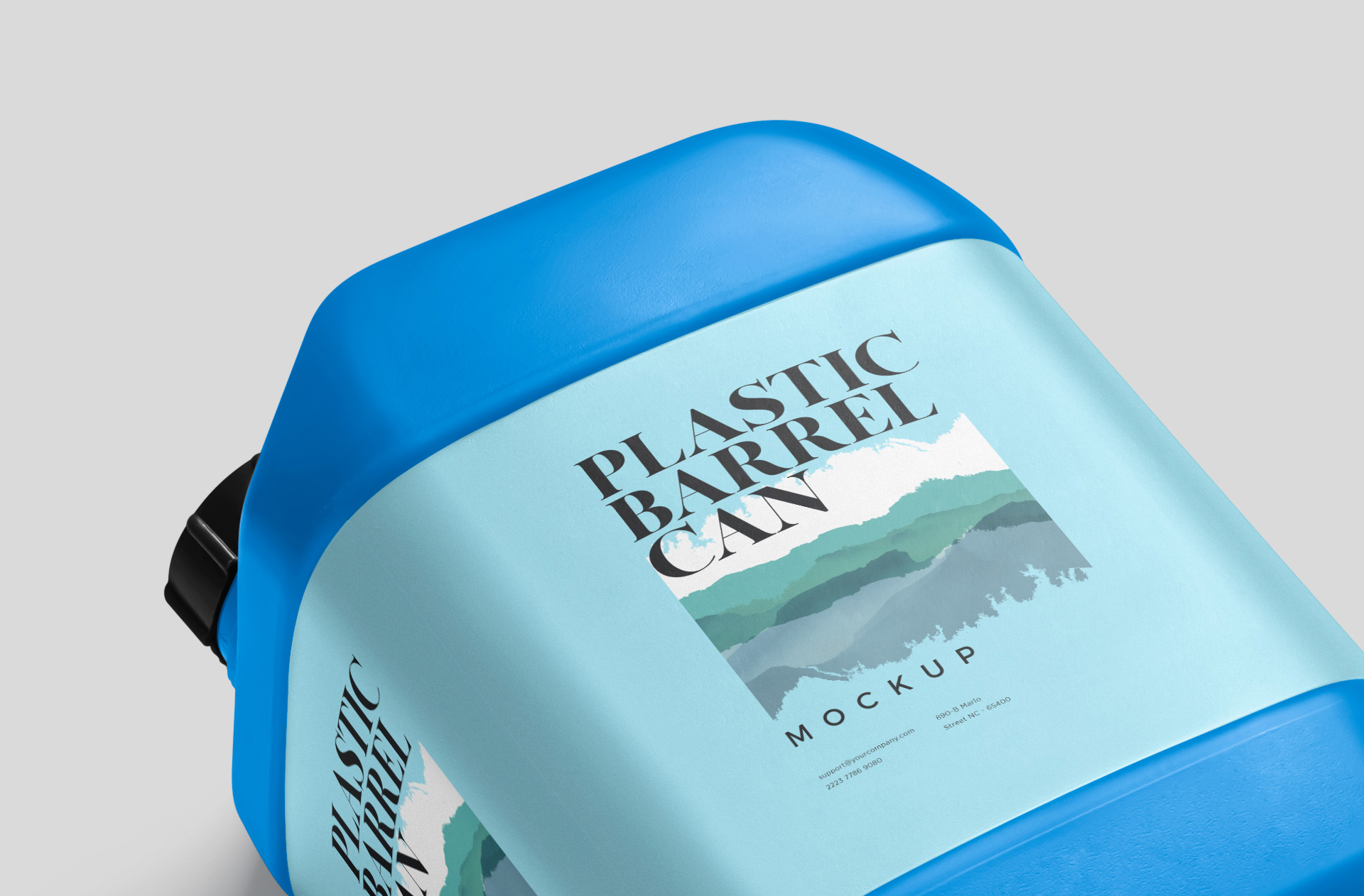 chemical barrel mockup