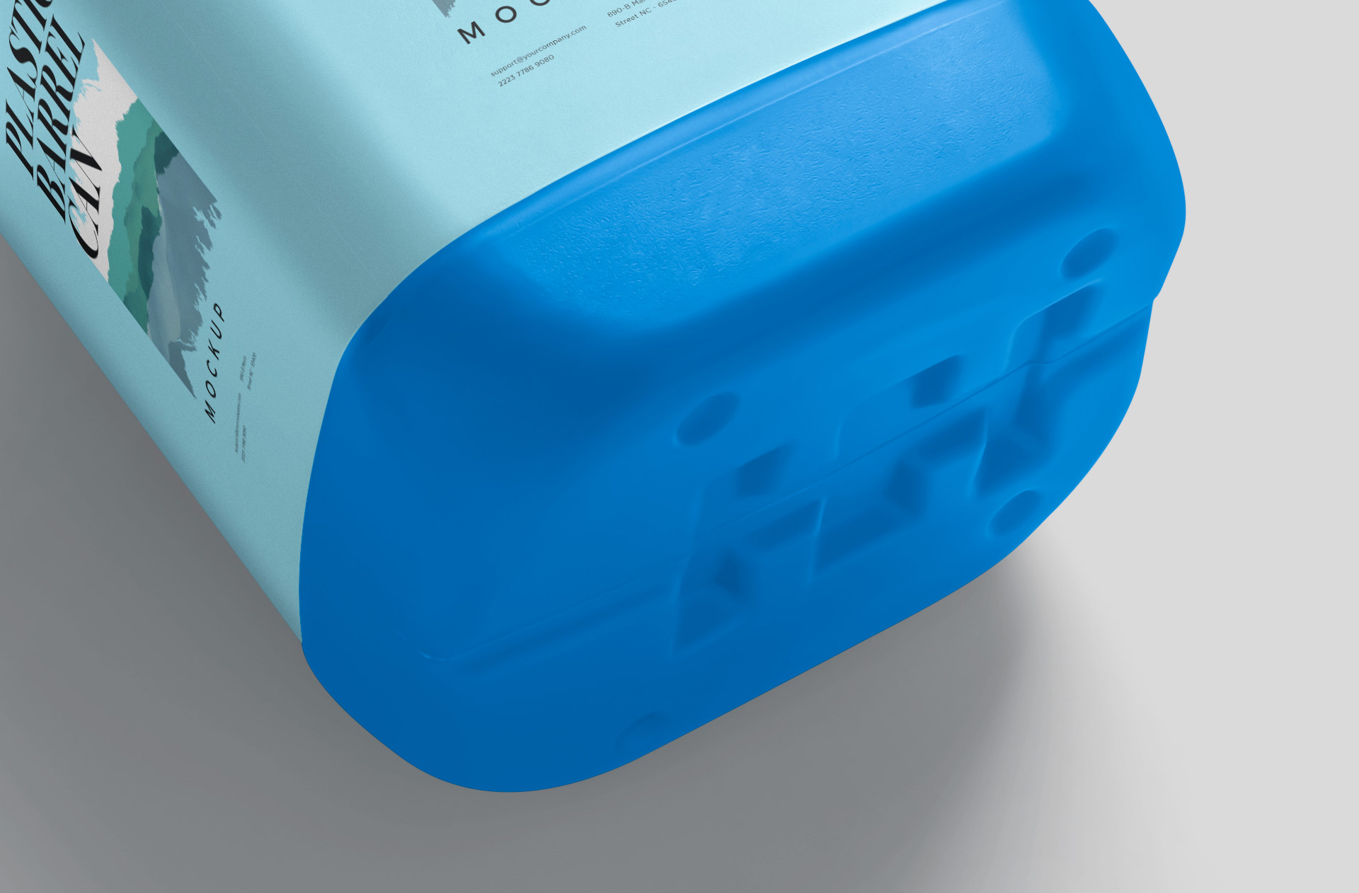 chemical barrel mockup