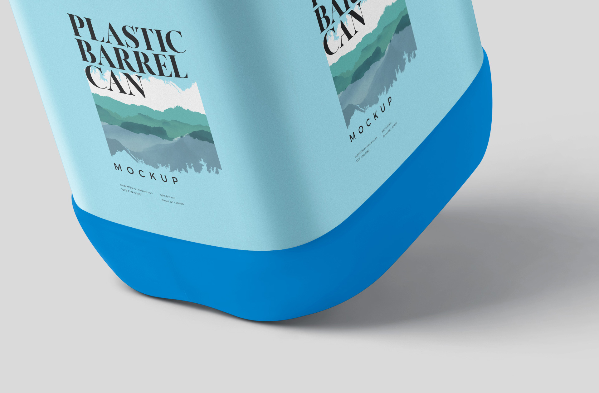 chemical barrel mockup