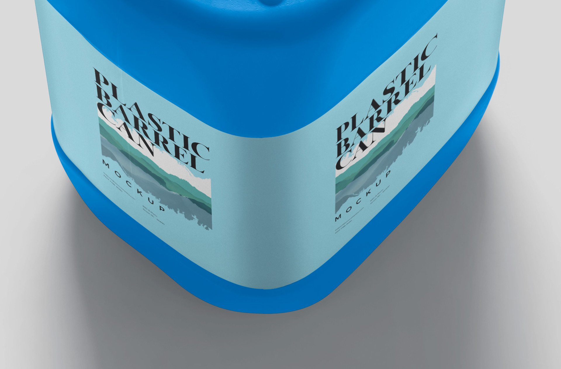 chemical barrel mockup