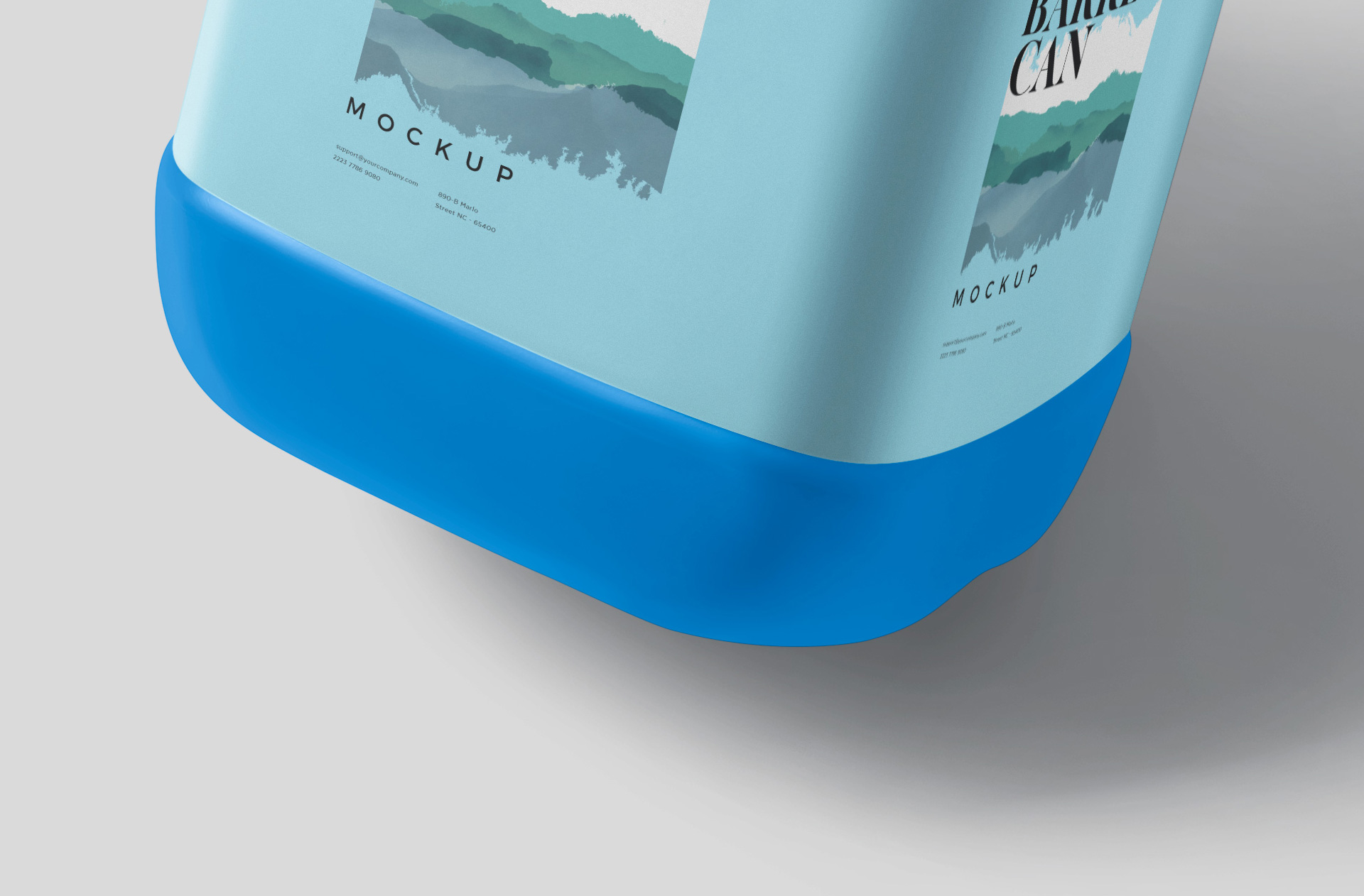 chemical barrel mockup