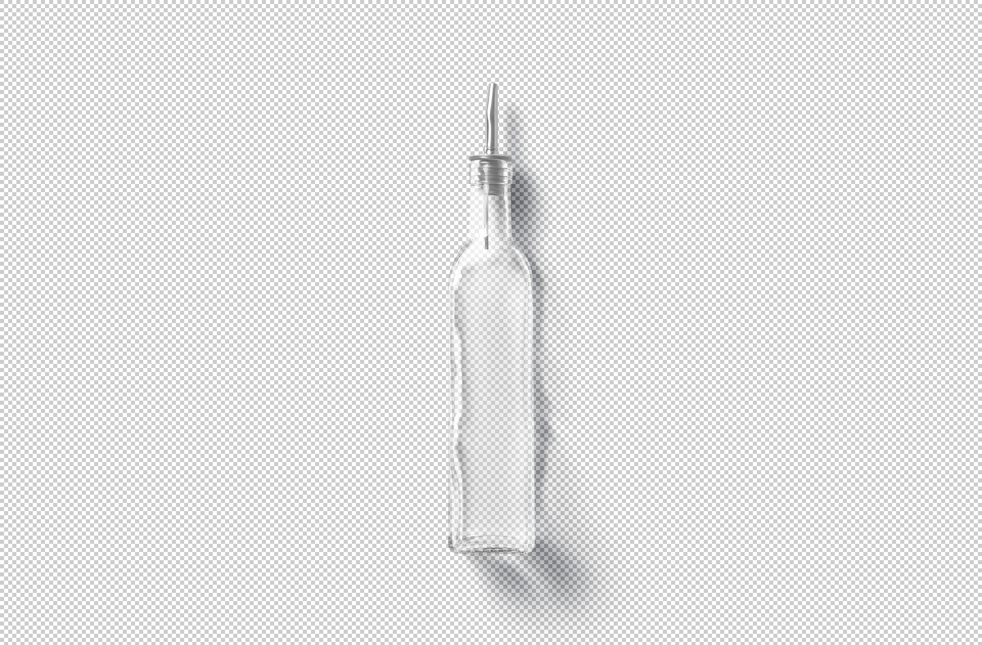 dispenser oil bottle mock-up