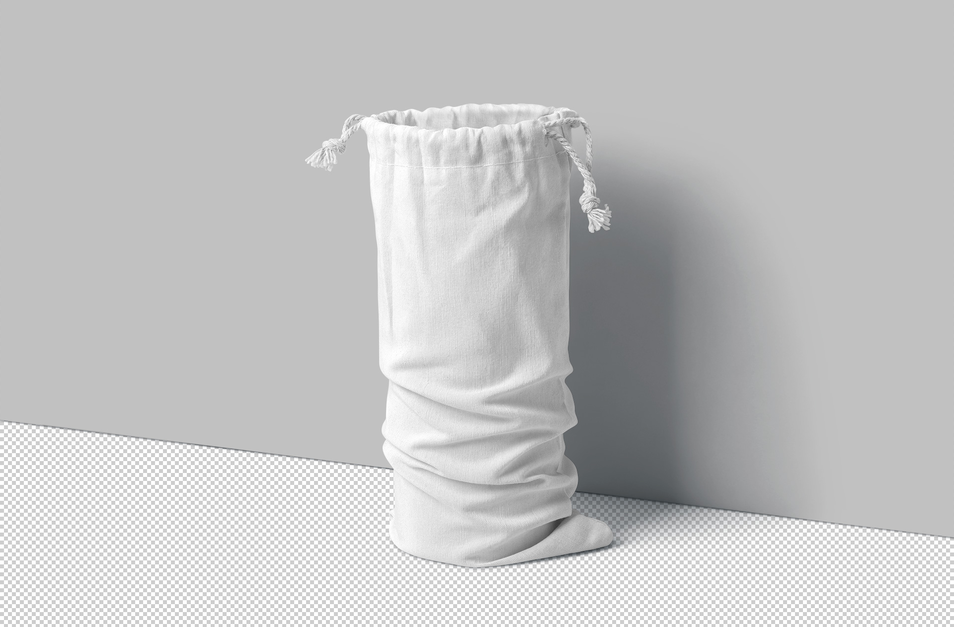 bottle tote bag mock-up