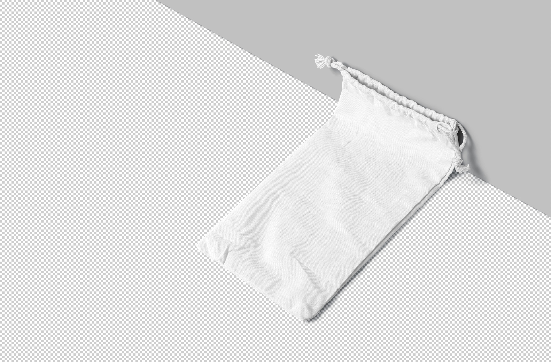 bottle tote bag mock-up