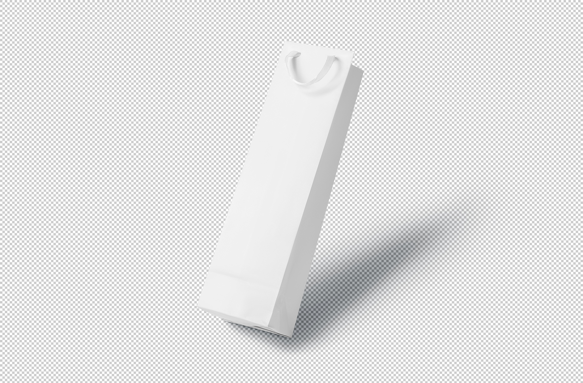 bottle gift bag mock-up
