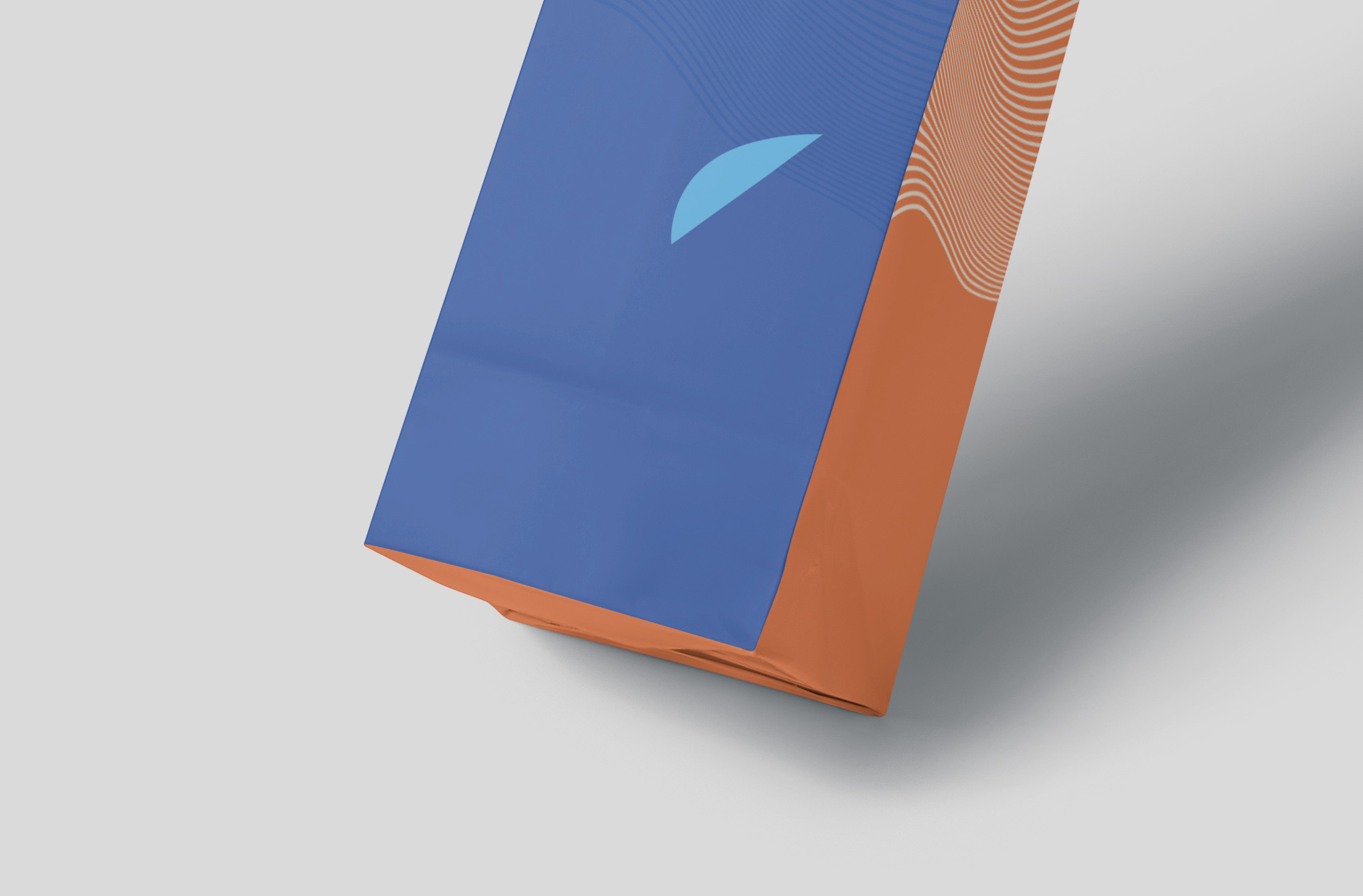 bottle gift bag mock-up