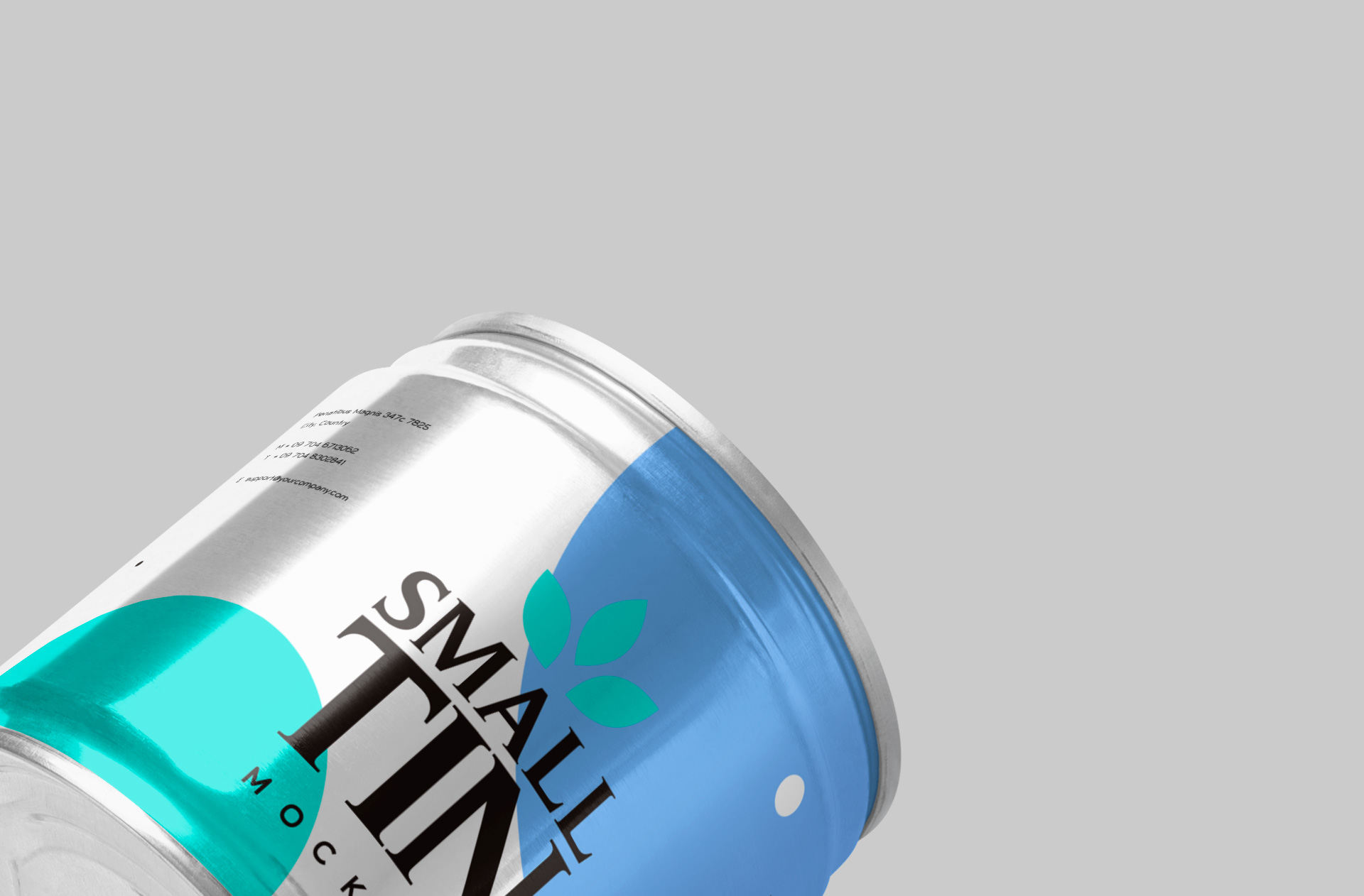 beverage branding mockup
