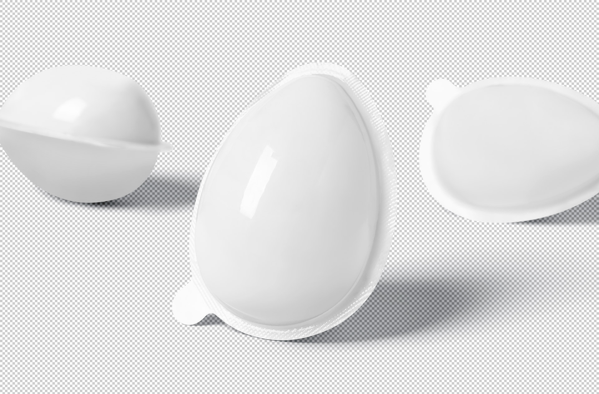 chocolate egg mock-up