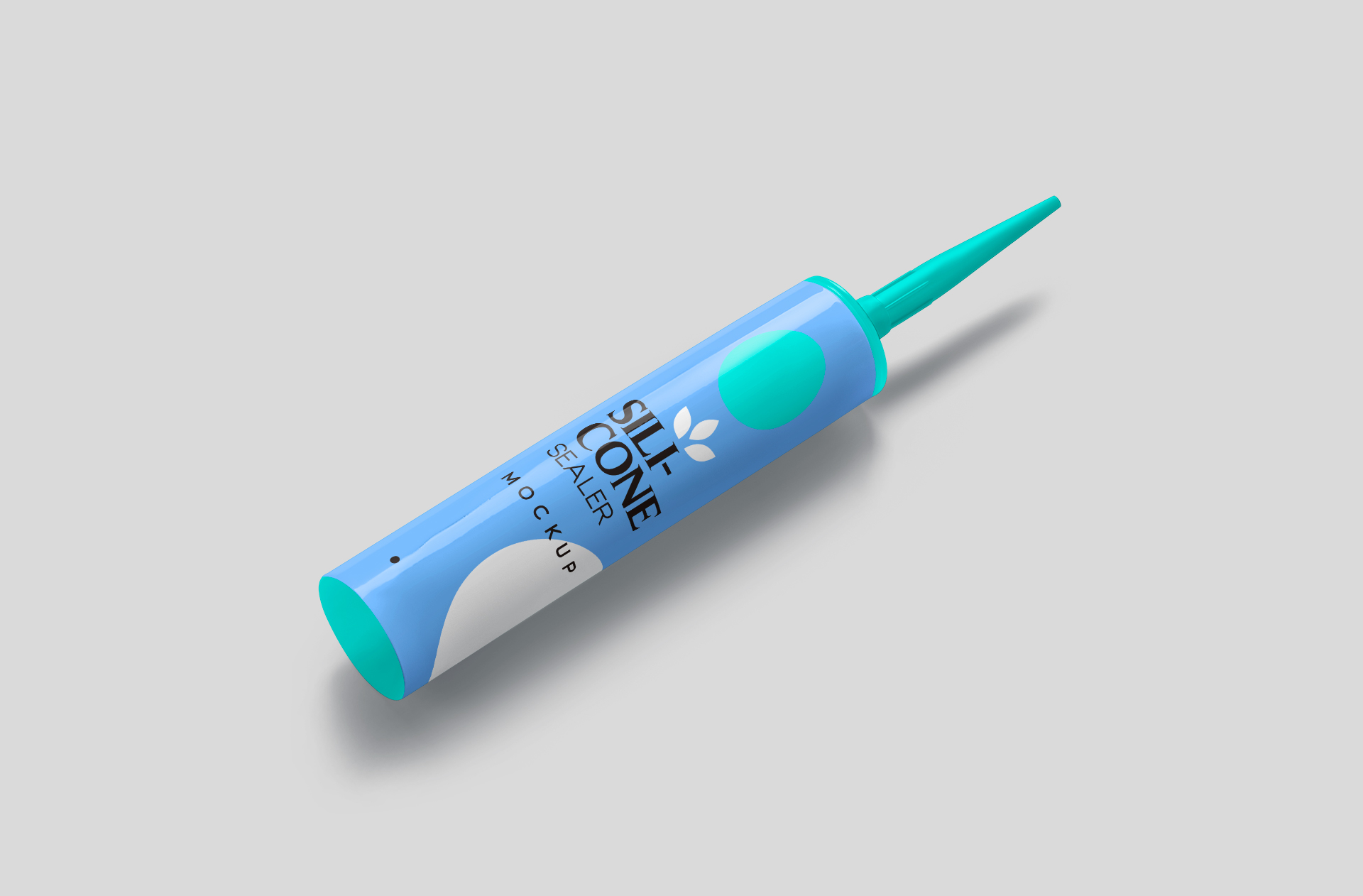 Floating Silicone Sealant Tube Mockup – High Resolution