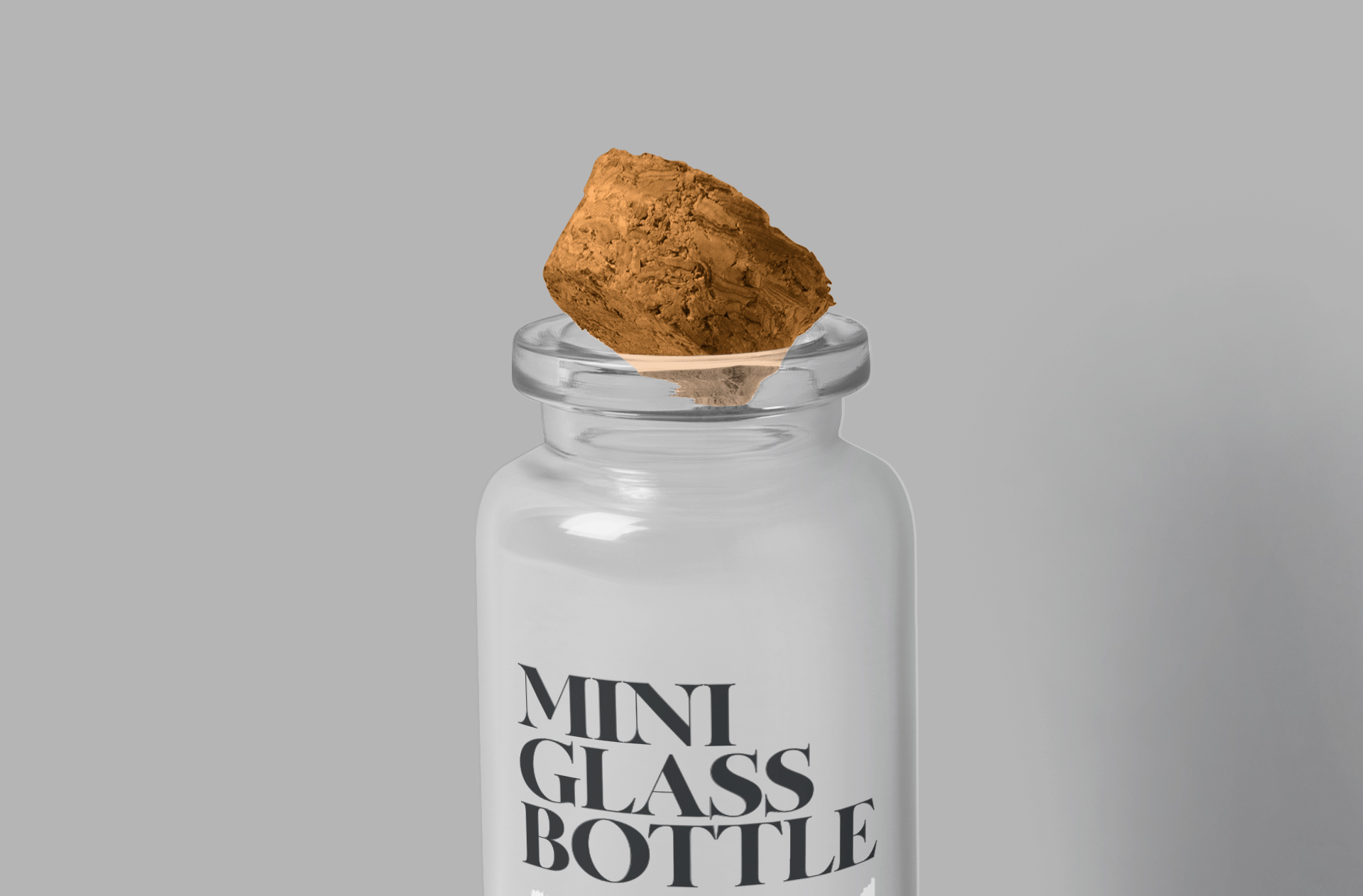 apothecary bottle mock-up