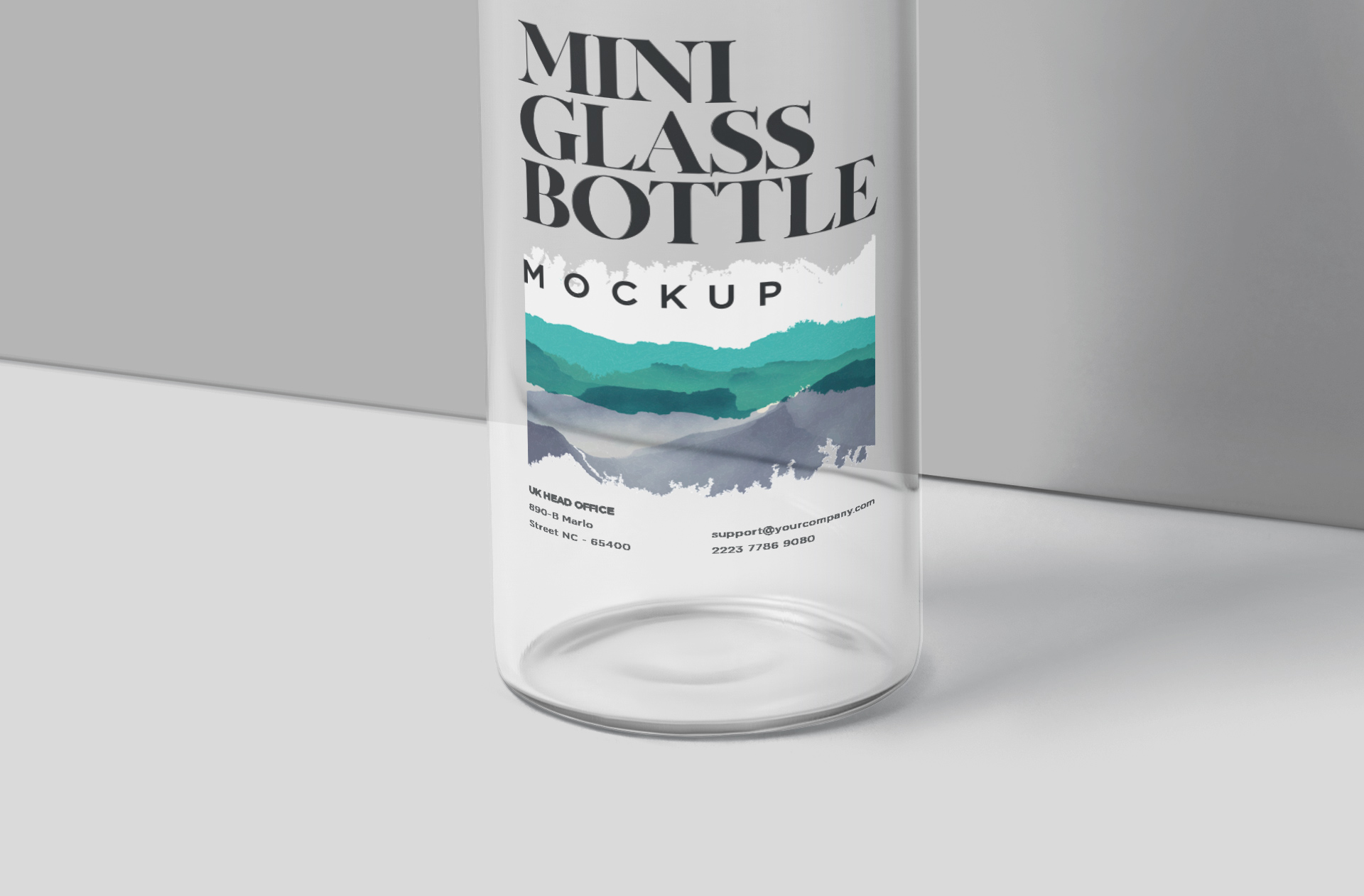 apothecary bottle mock-up