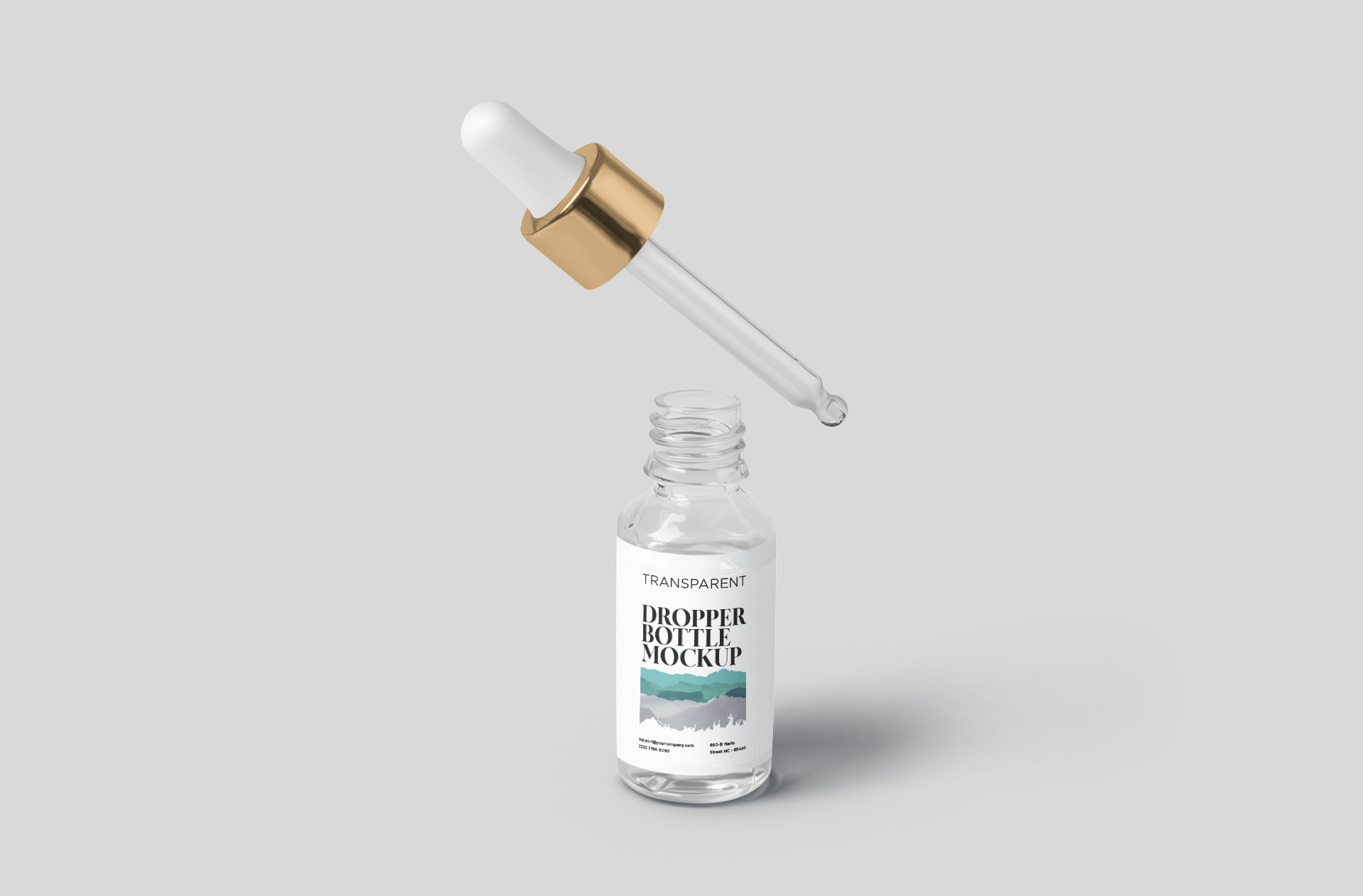 Dropper Bottle Mockup – Realistic & Customizable