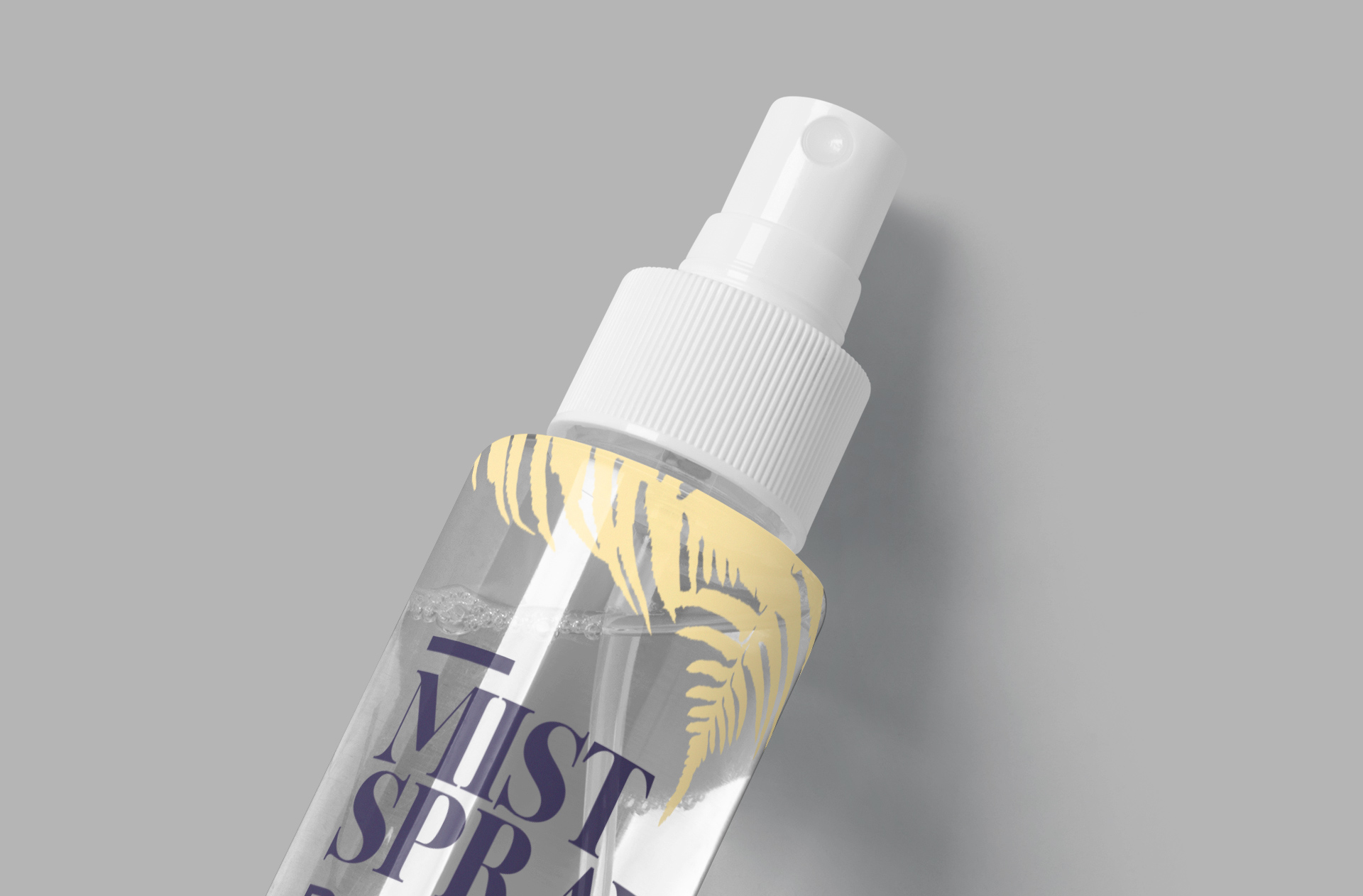cosmetic spray mockup