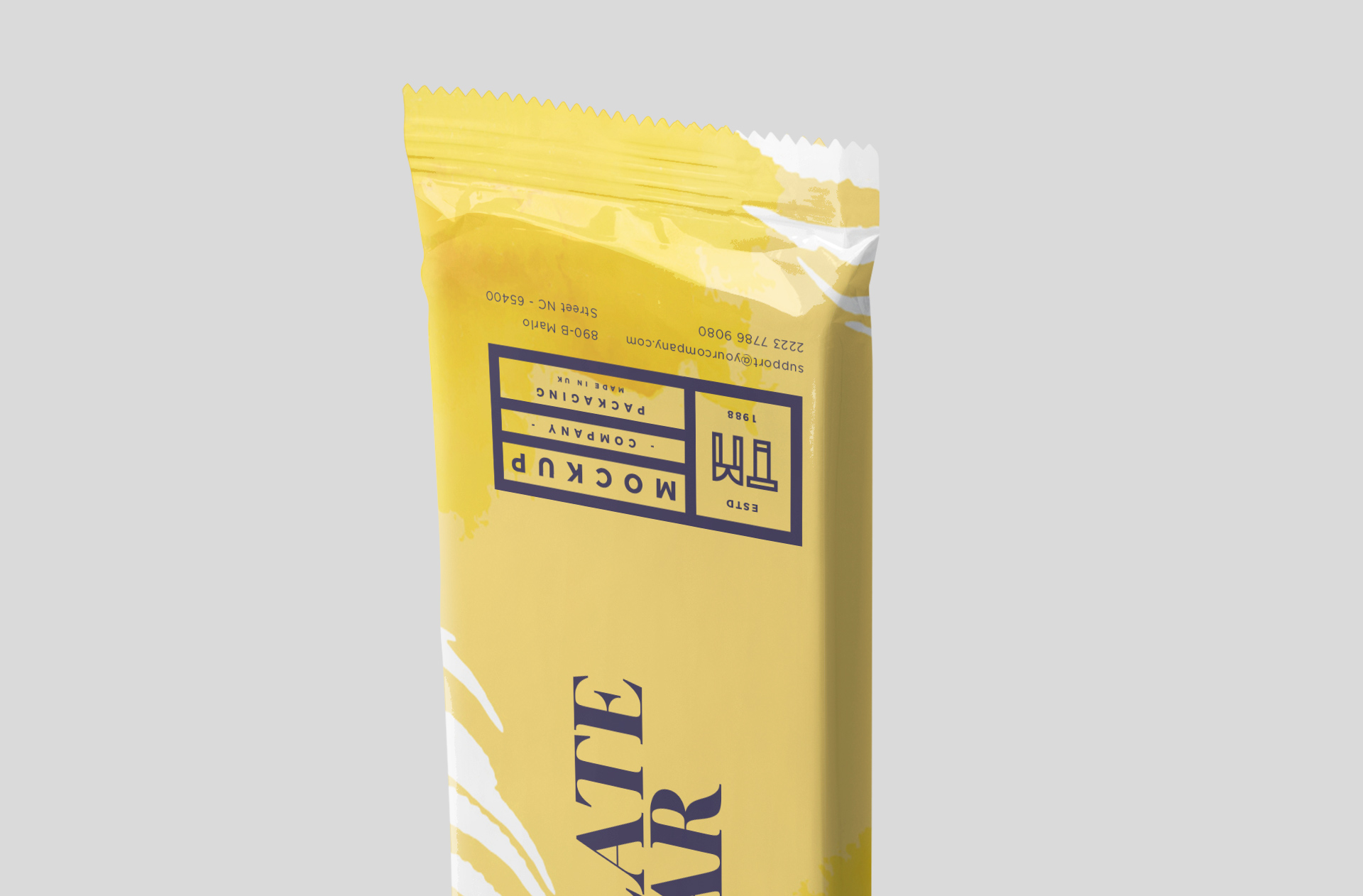 candy label PSD