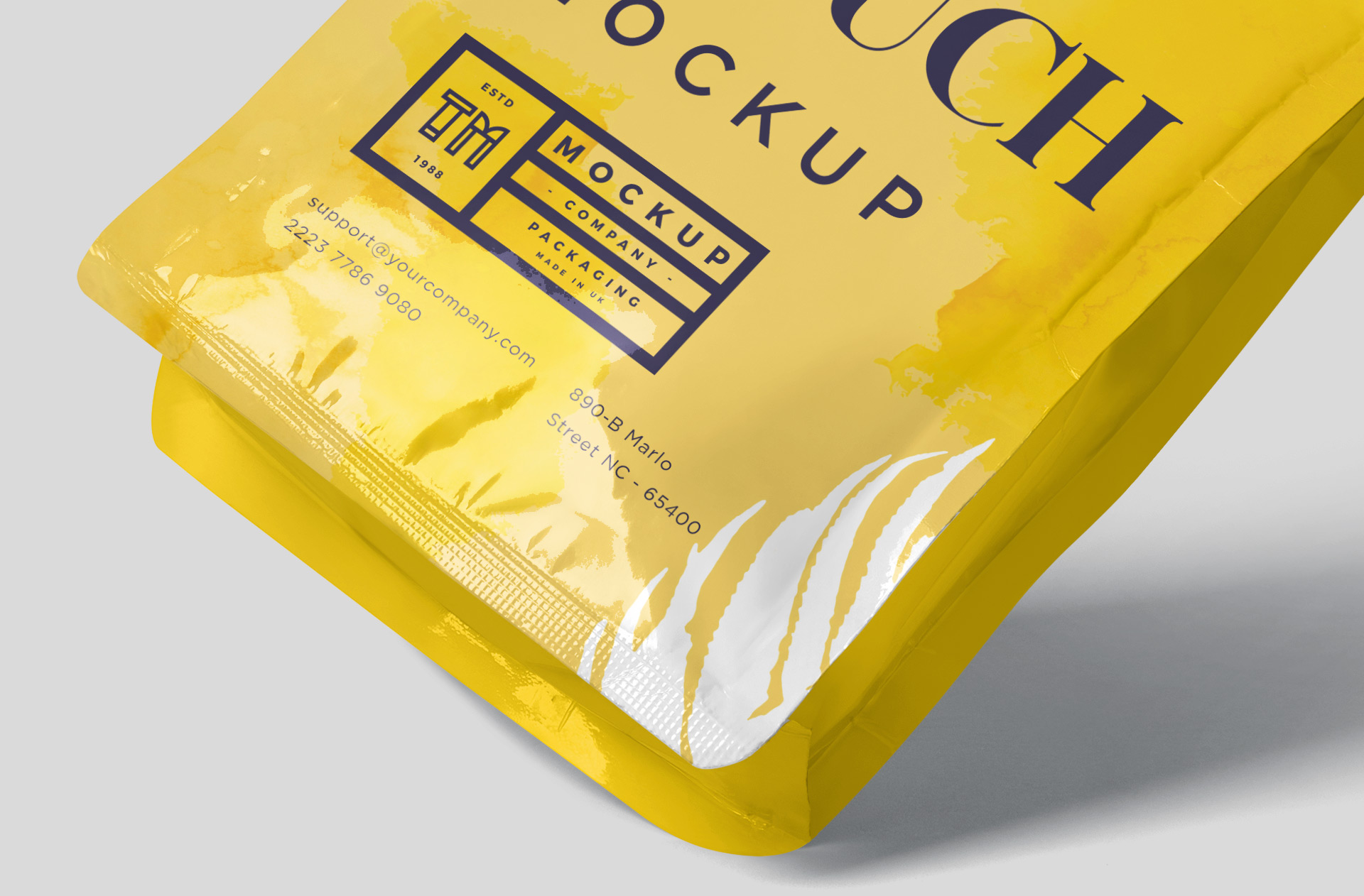 customizable food product pouch
