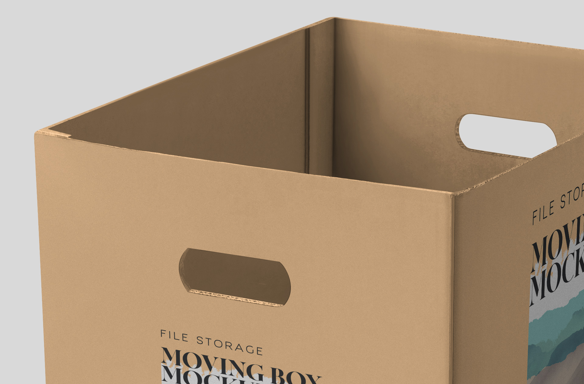 customizable box label design