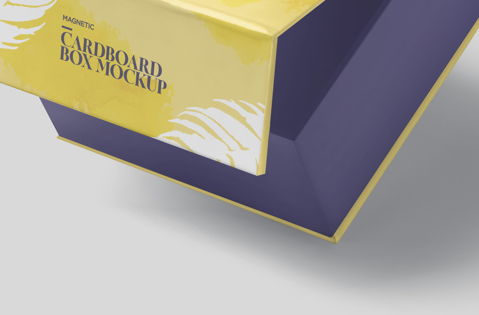 customizable magnetic lid showcase