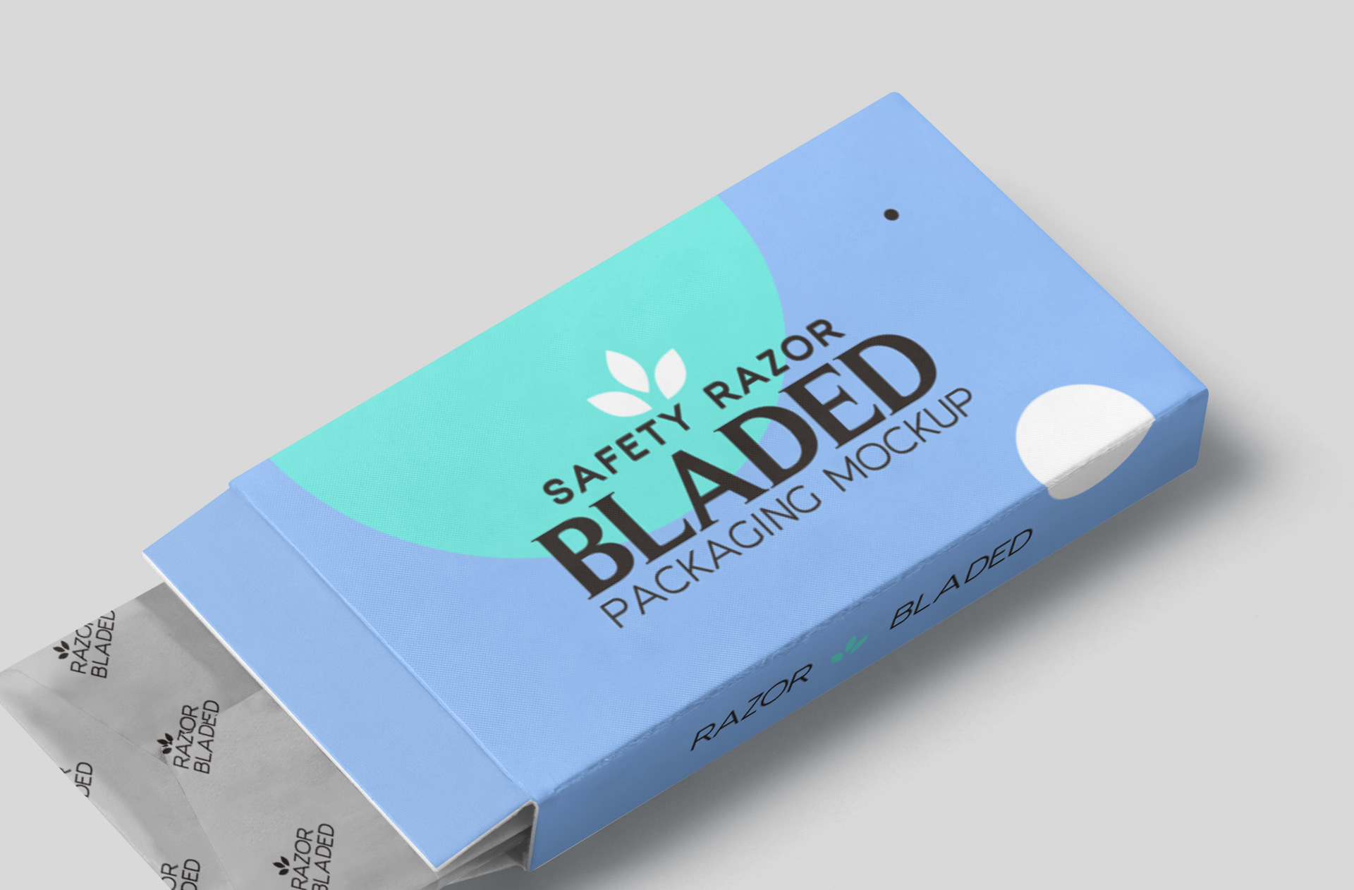 barber shop blade branding