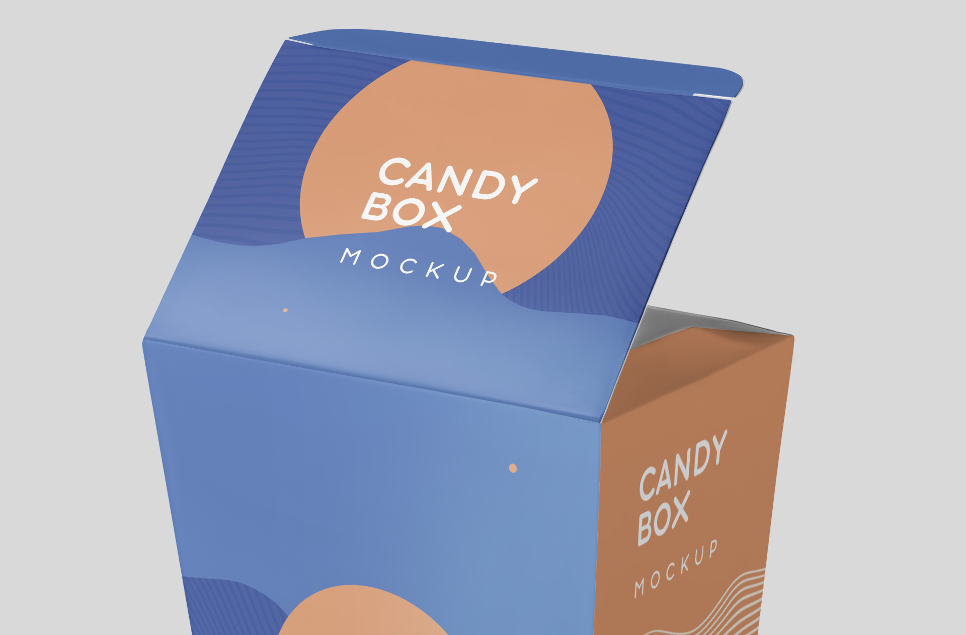 chocolate packaging mock-up