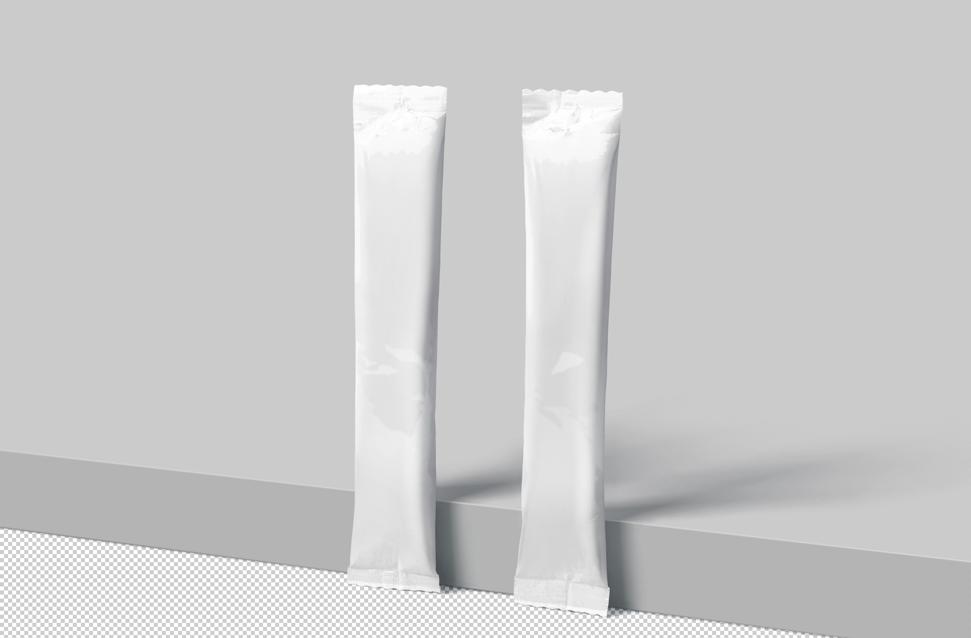 coffee sachet mock-up