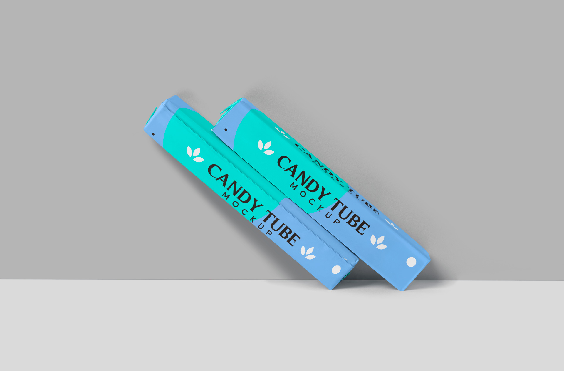 Diagonal Candy Stick Packaging Mockup – PSD