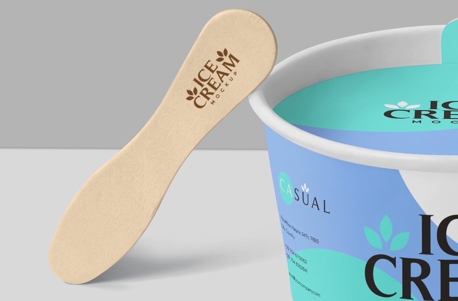 food container mockup