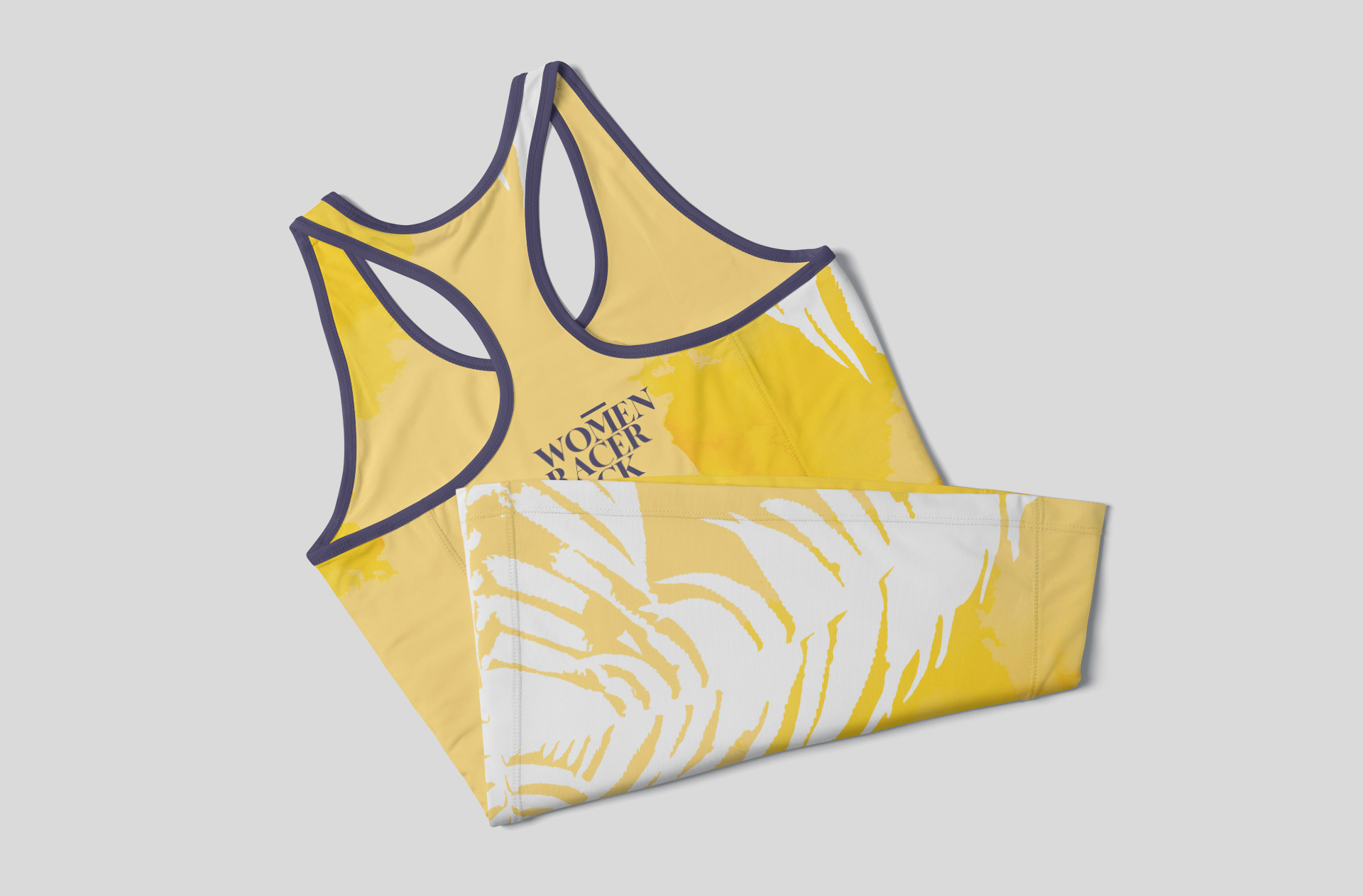 Back View Women??s Racerback Top Mockup