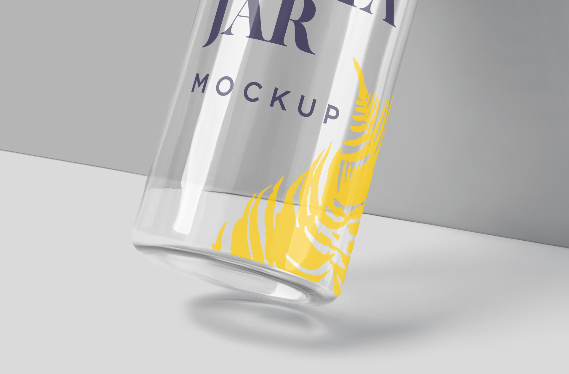 airtight pasta jar mockup