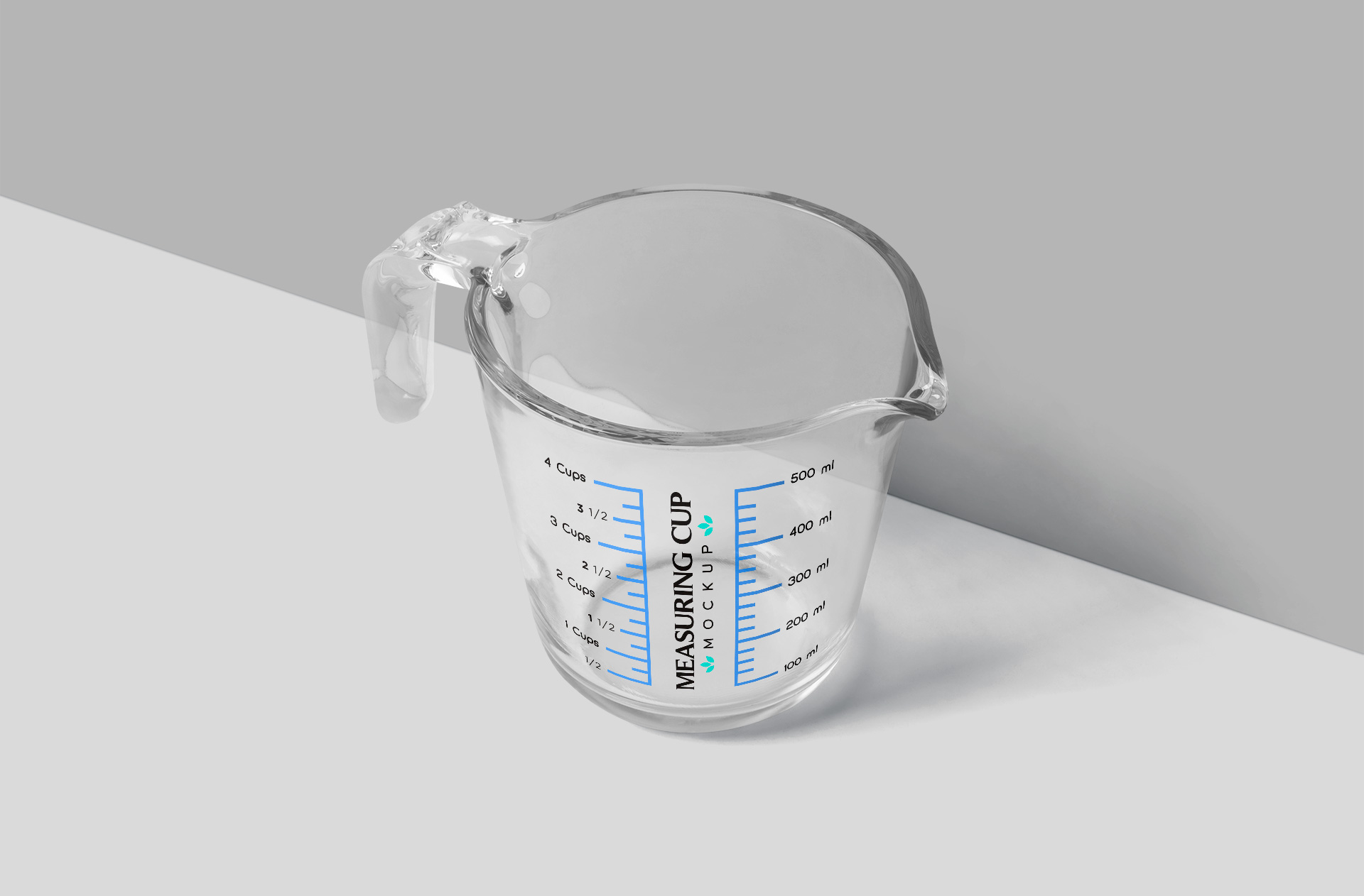Measuring Cup Mockup – Top View