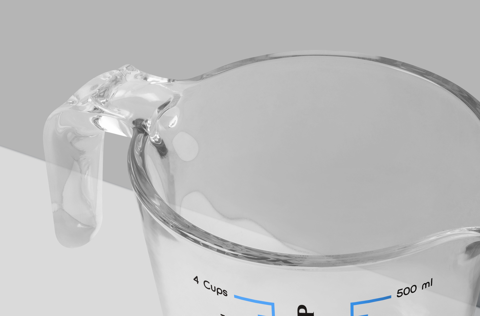 clear glass cup mock-up