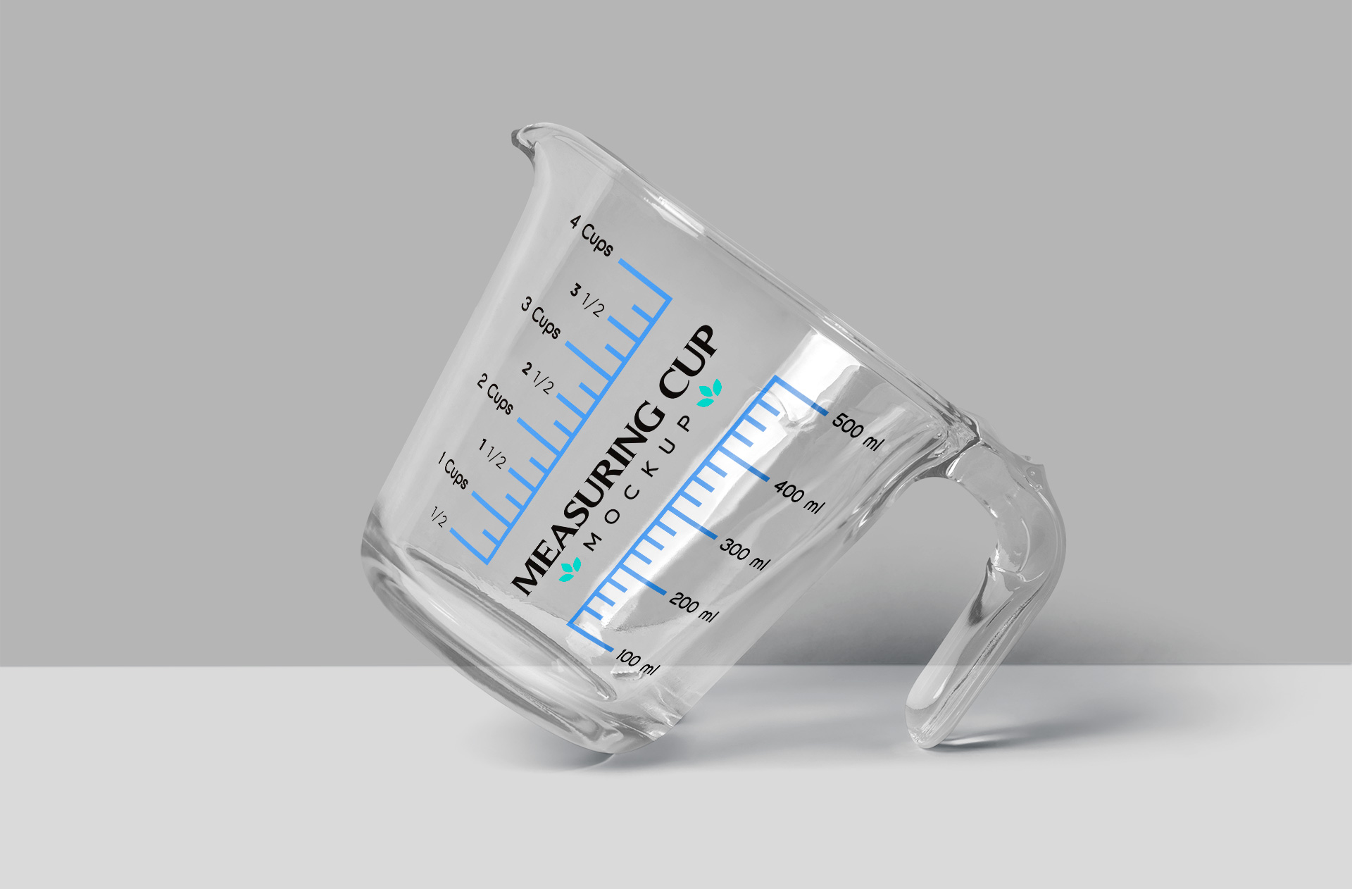 Measuring Cup Mockup – Side View