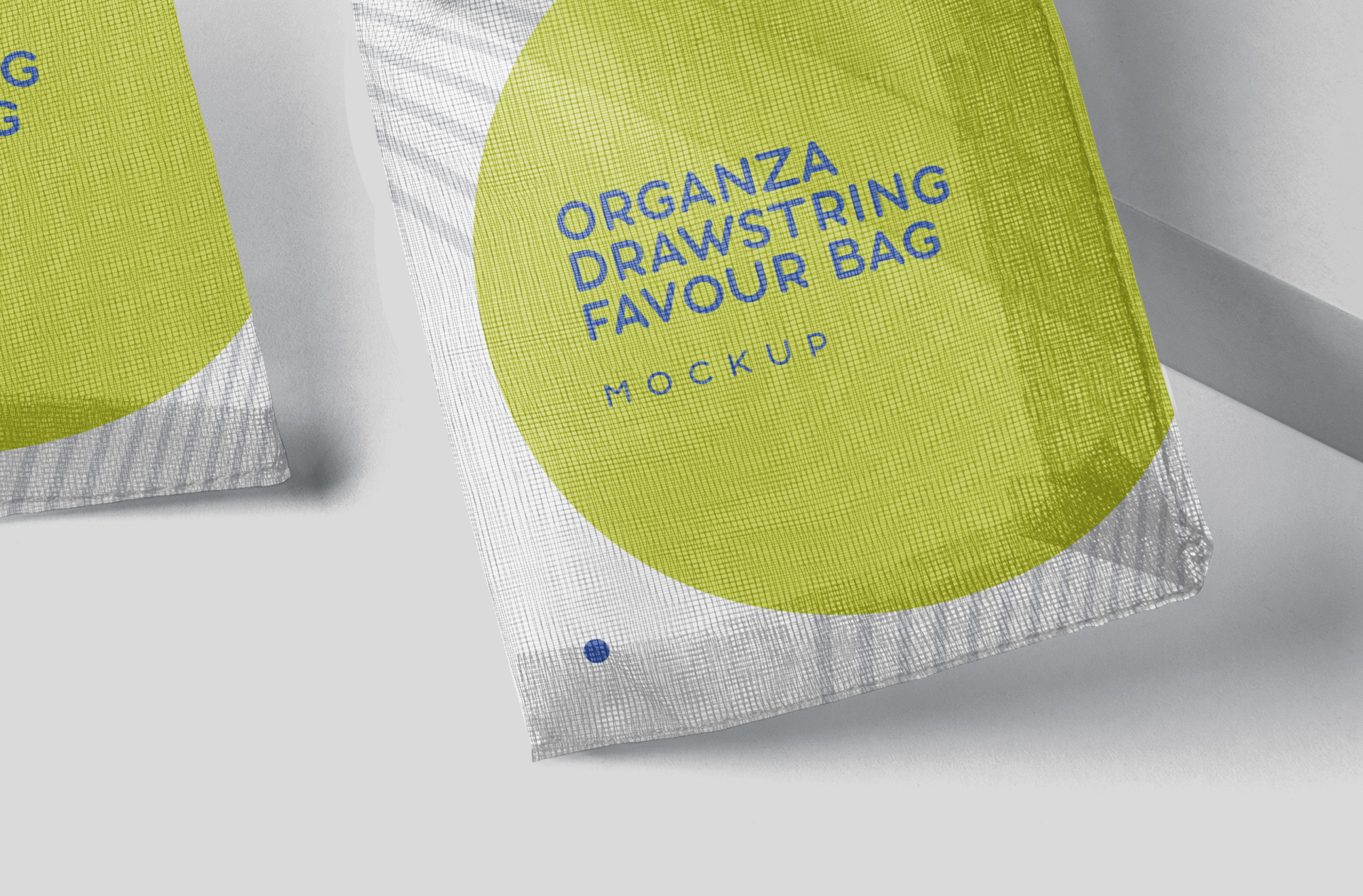 branding drawstring pouch mockup