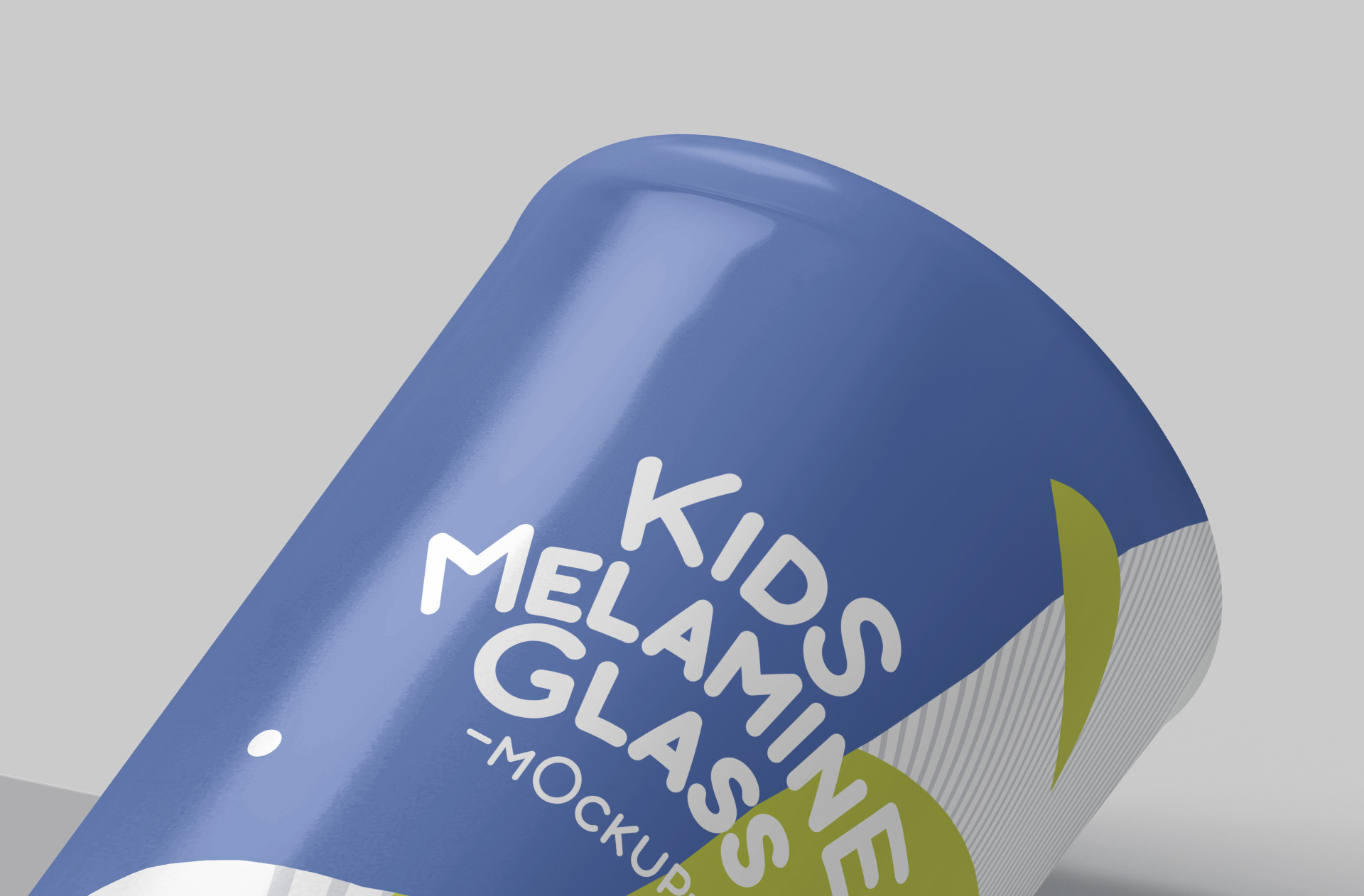 branded kids cup mock-up