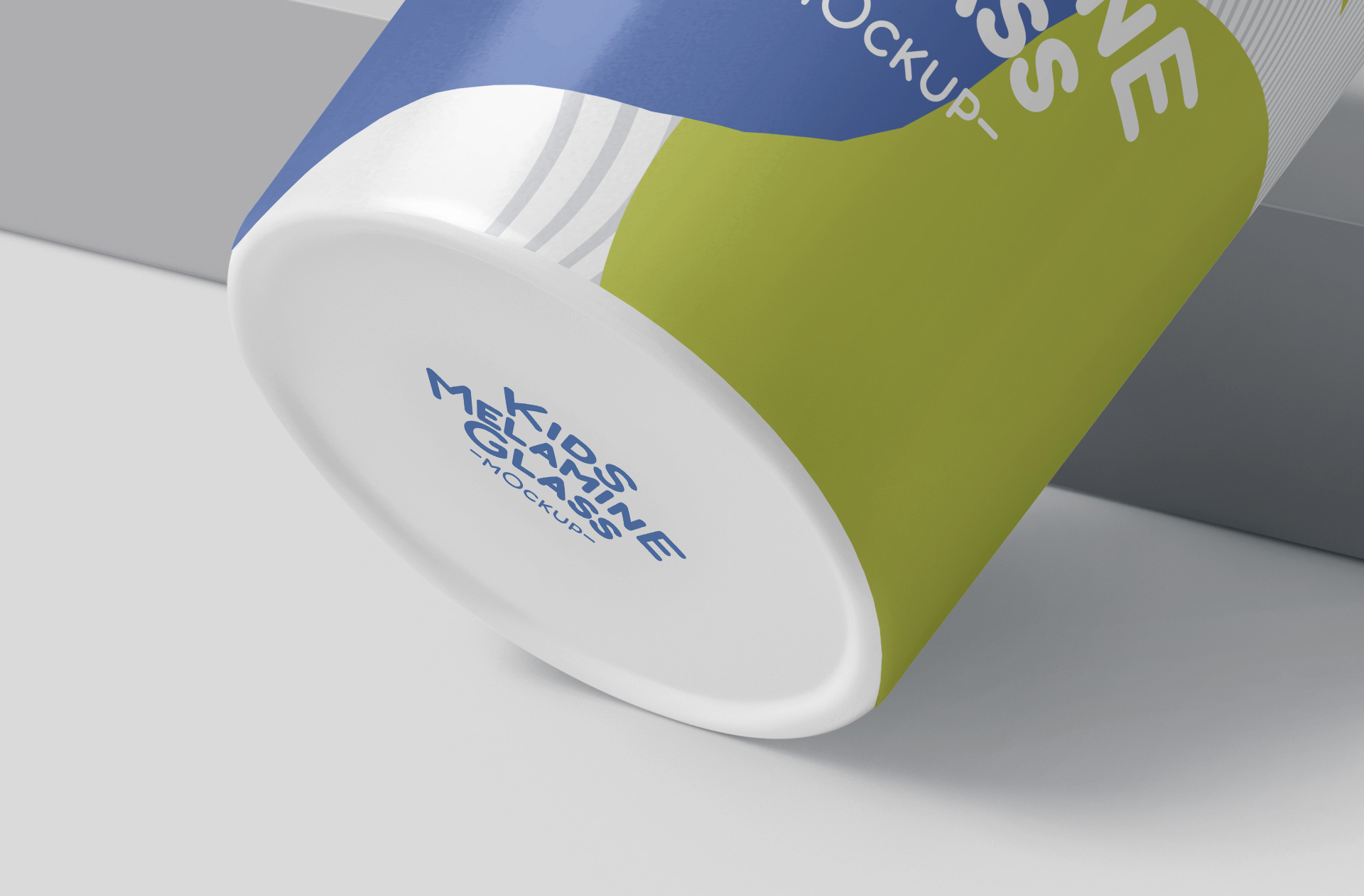 branded kids cup mock-up