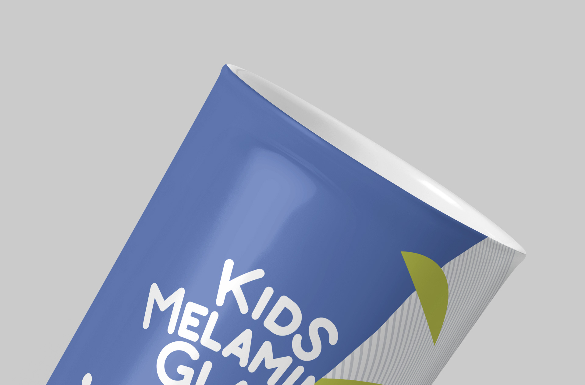 branded kids cup mock-up