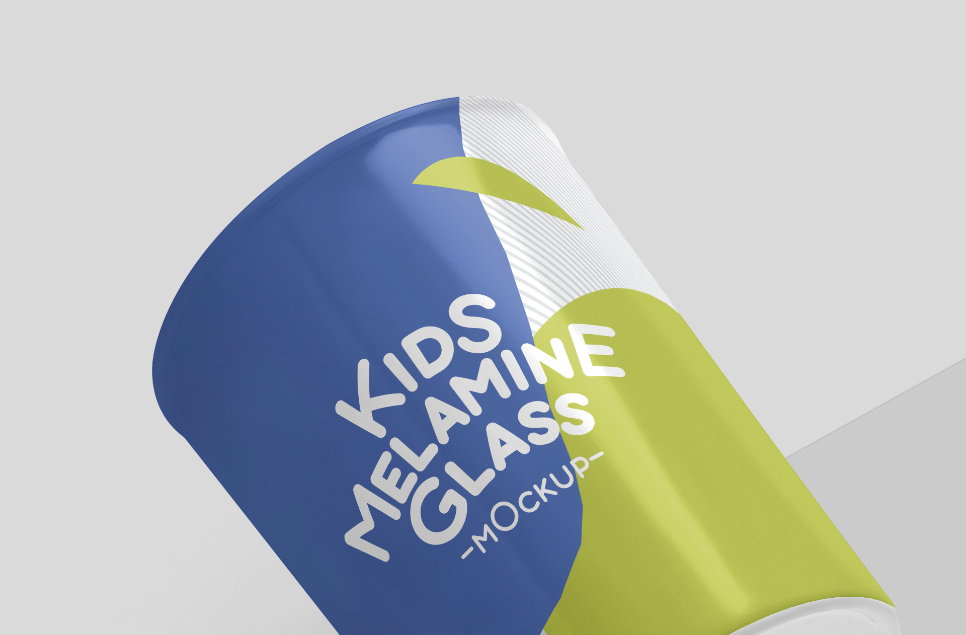 branded kids cup mock-up