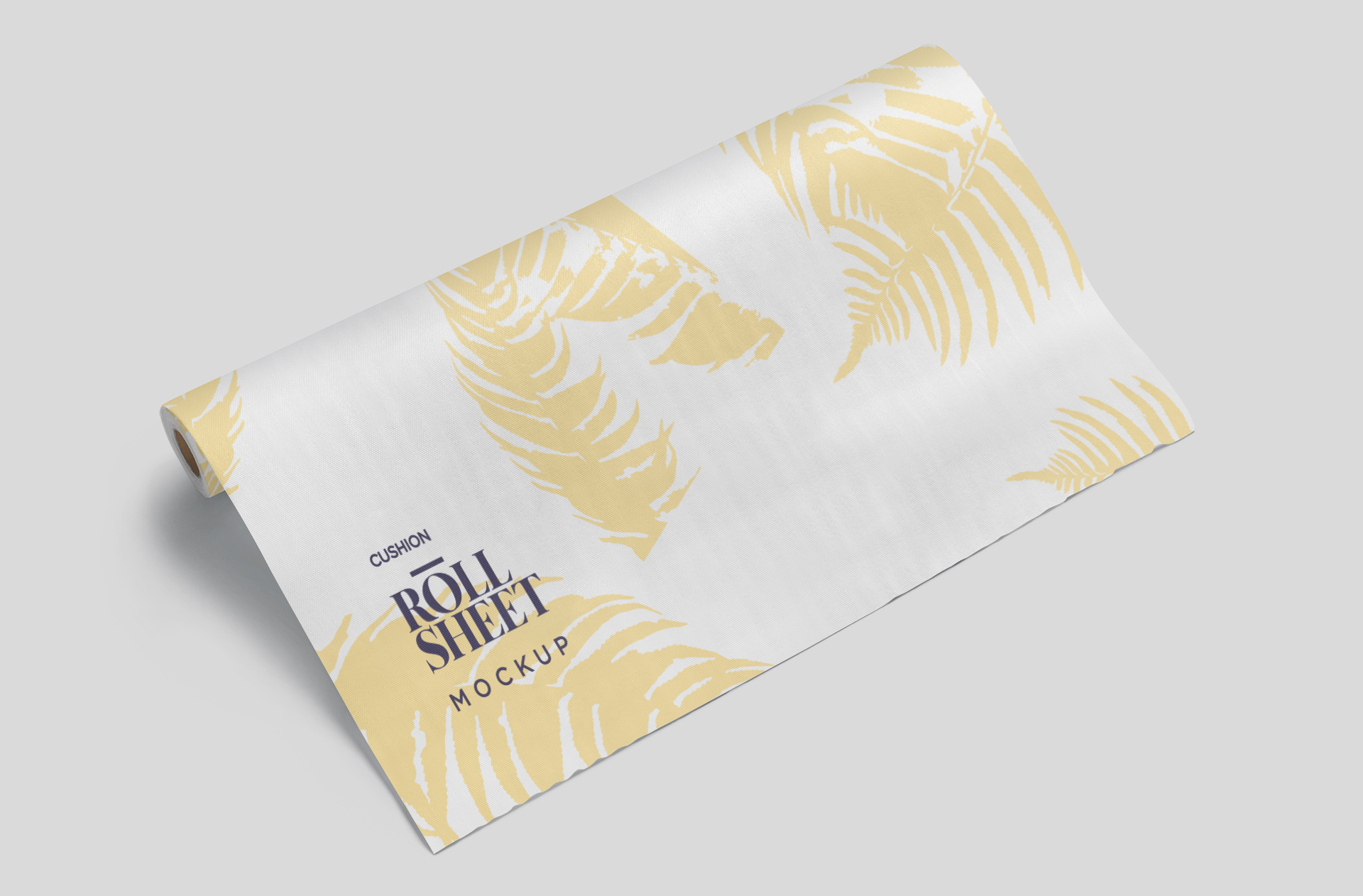 Cushion Roll Sheet Mockup ?? Realistic PSD