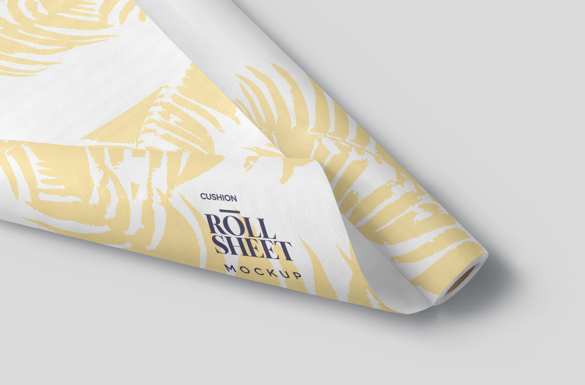 Cushion Roll Sheet Mockup ?? Folded Edge