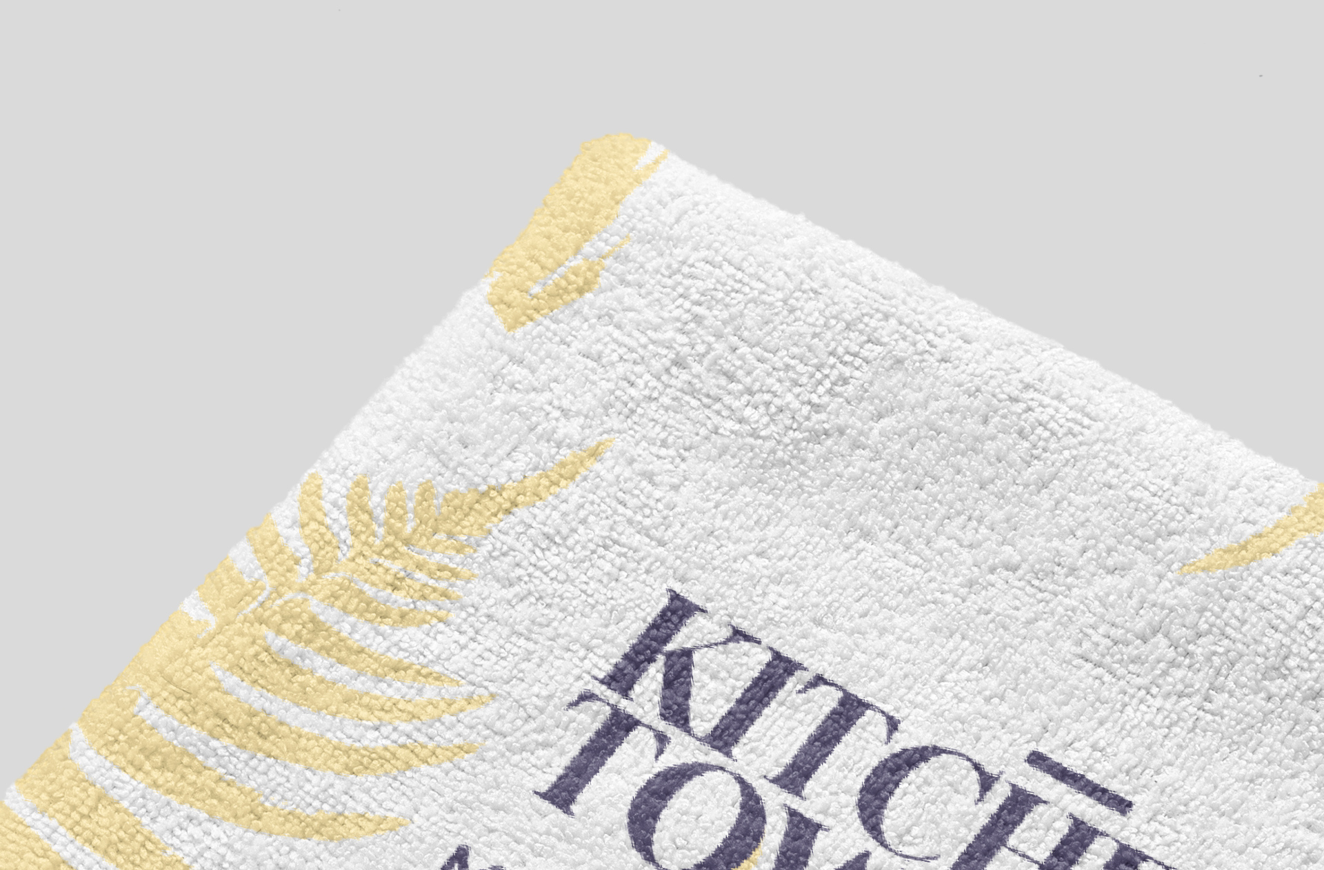 branded kitchen towel