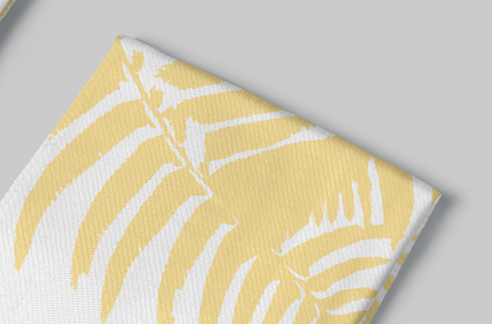 branded dish towel mock-up