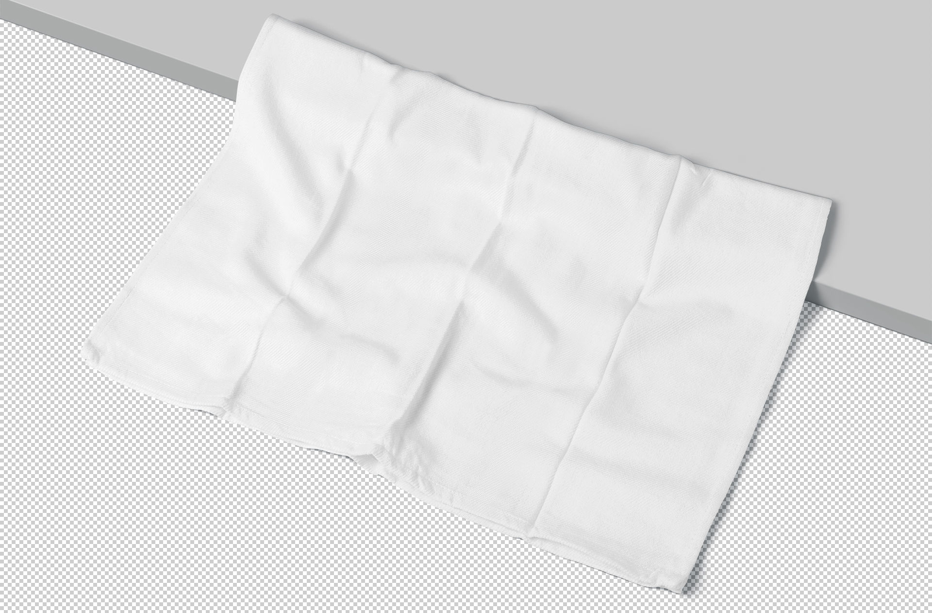 branded dish towel mock-up