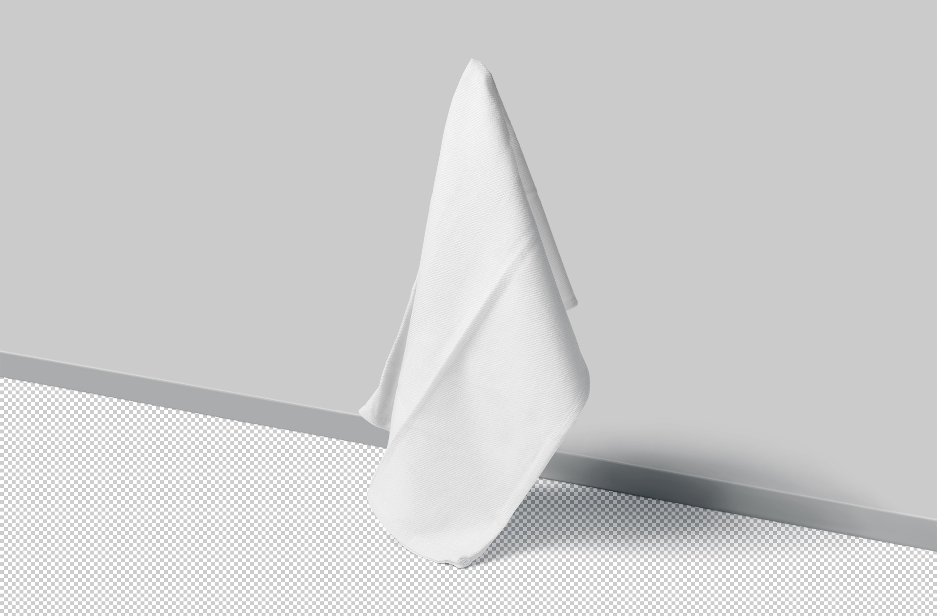 branded dish towel mock-up