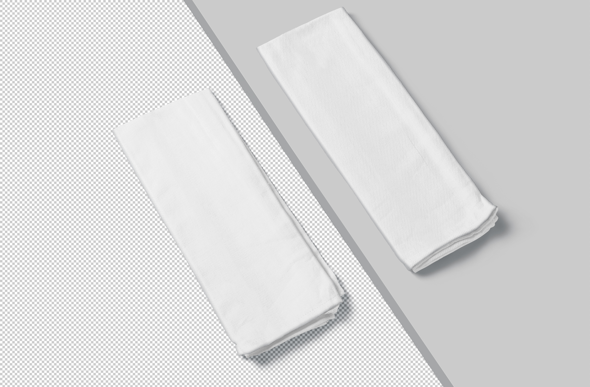 branded dish towel mock-up