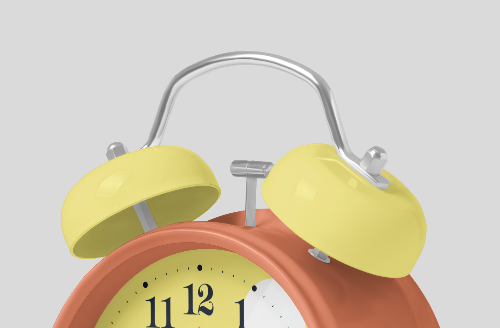 alarm clock mock-up