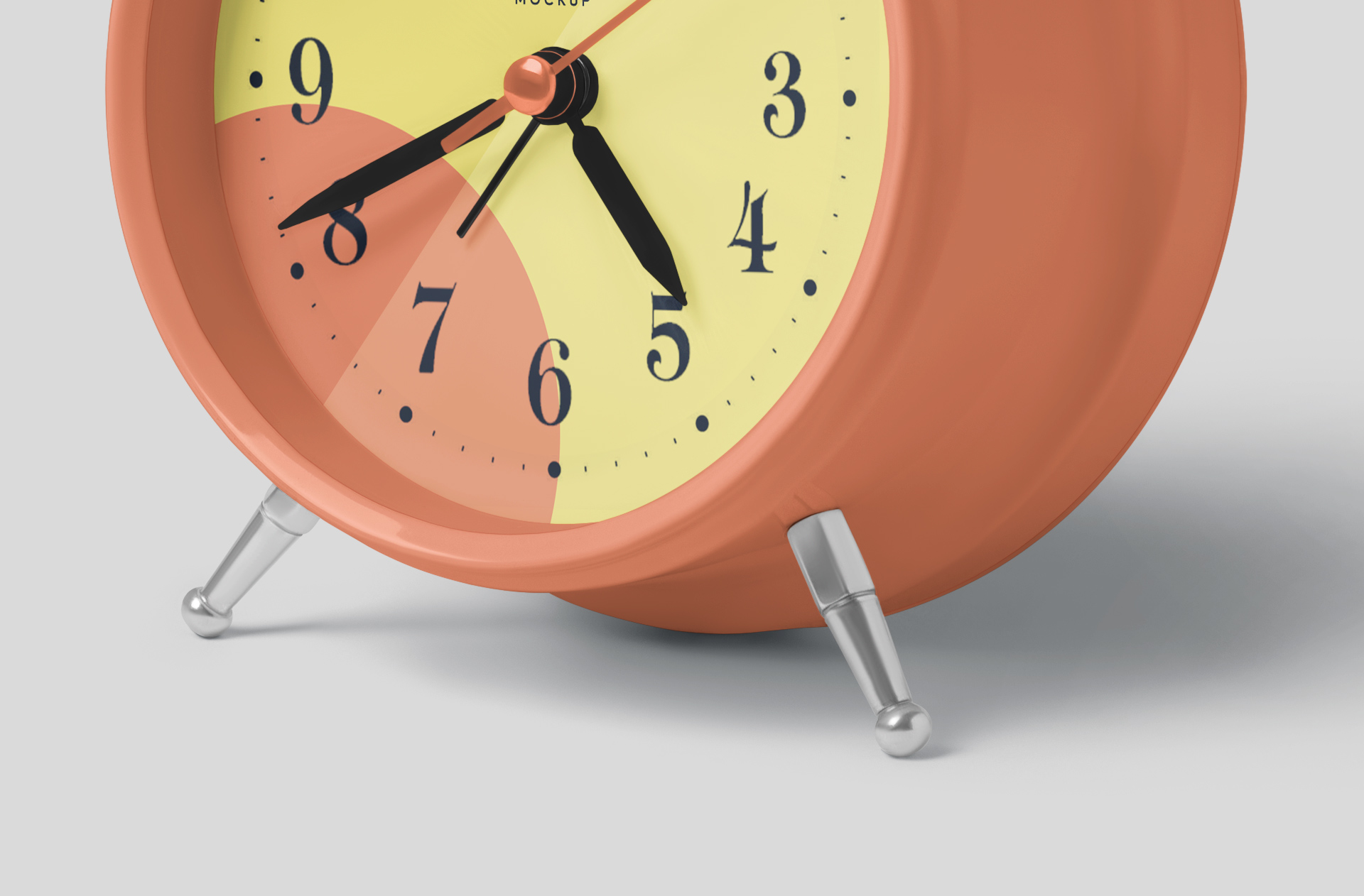 alarm clock mock-up