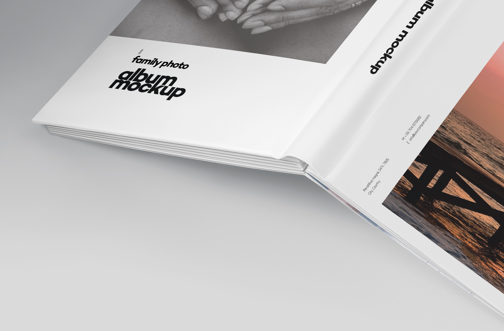 album cover branding mock-up