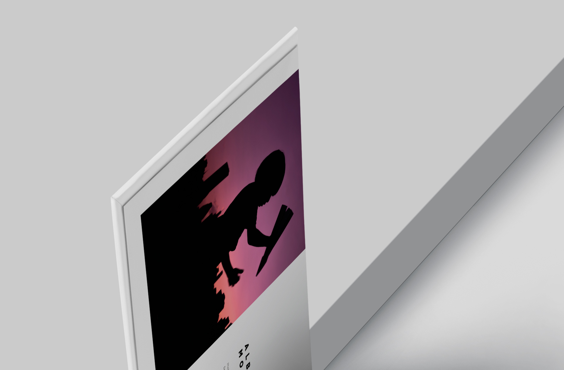 customizable album mock-up