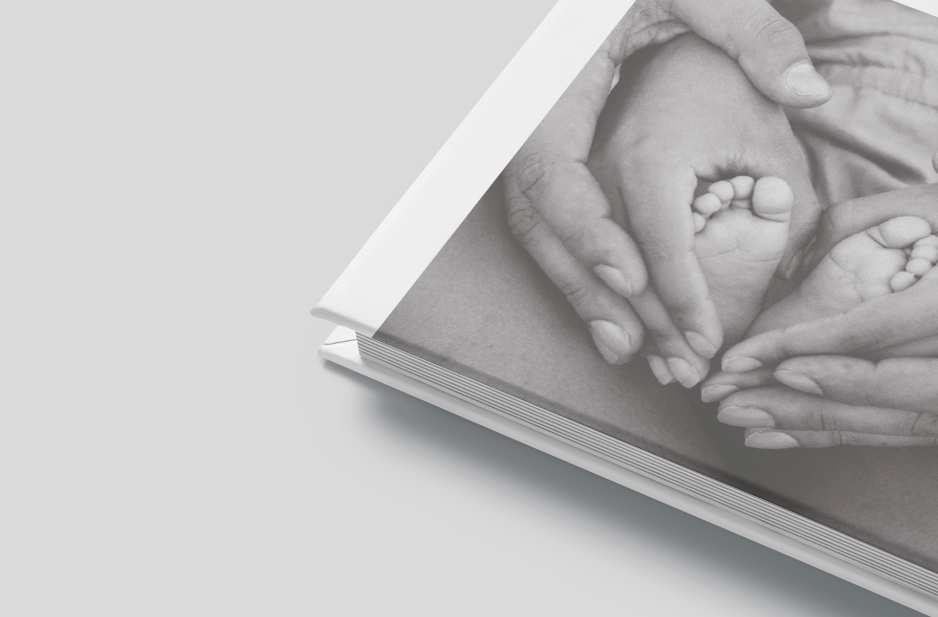 elegant hardcover book mock-up